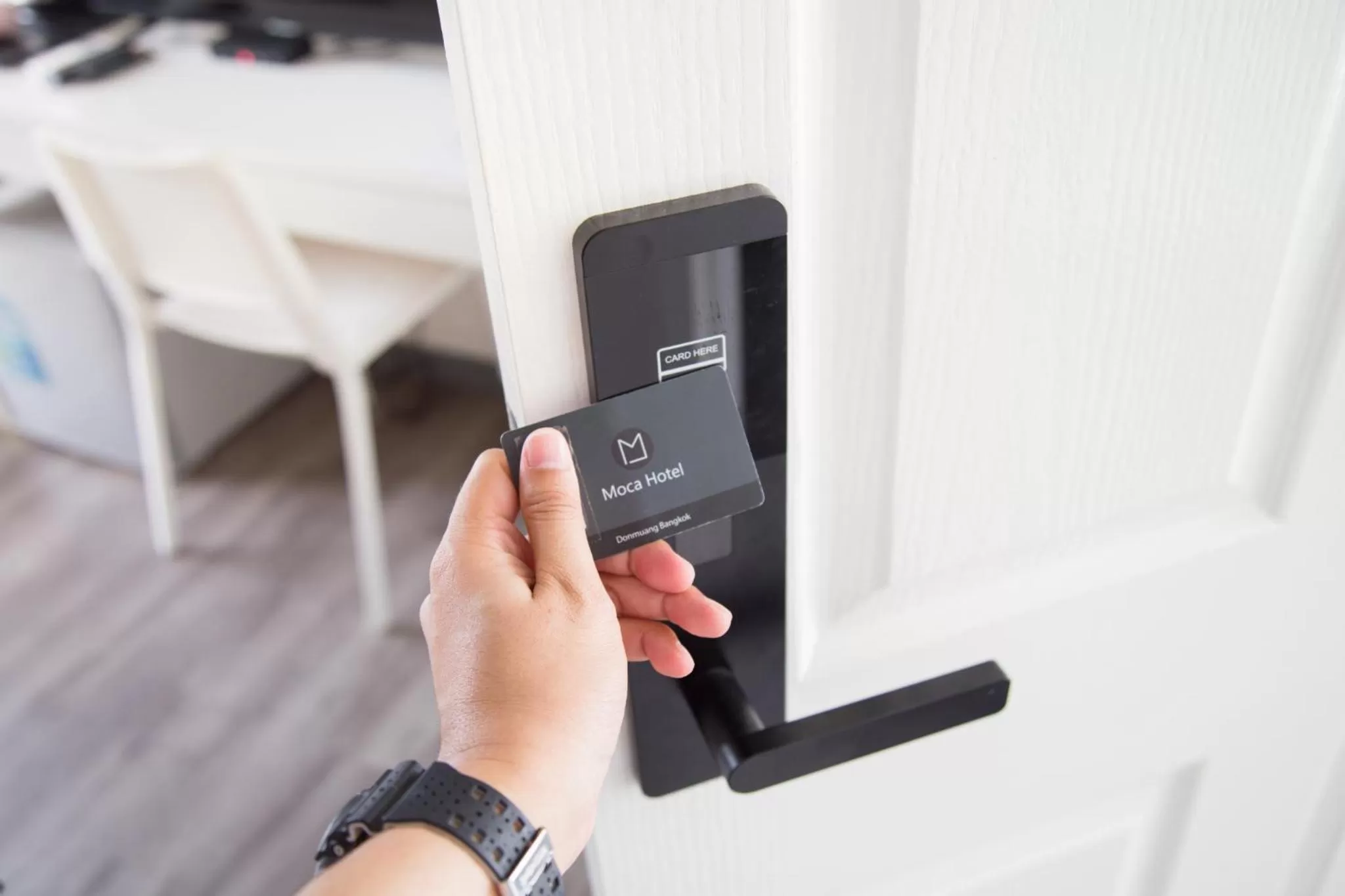 Decorative detail in Moca Hotel