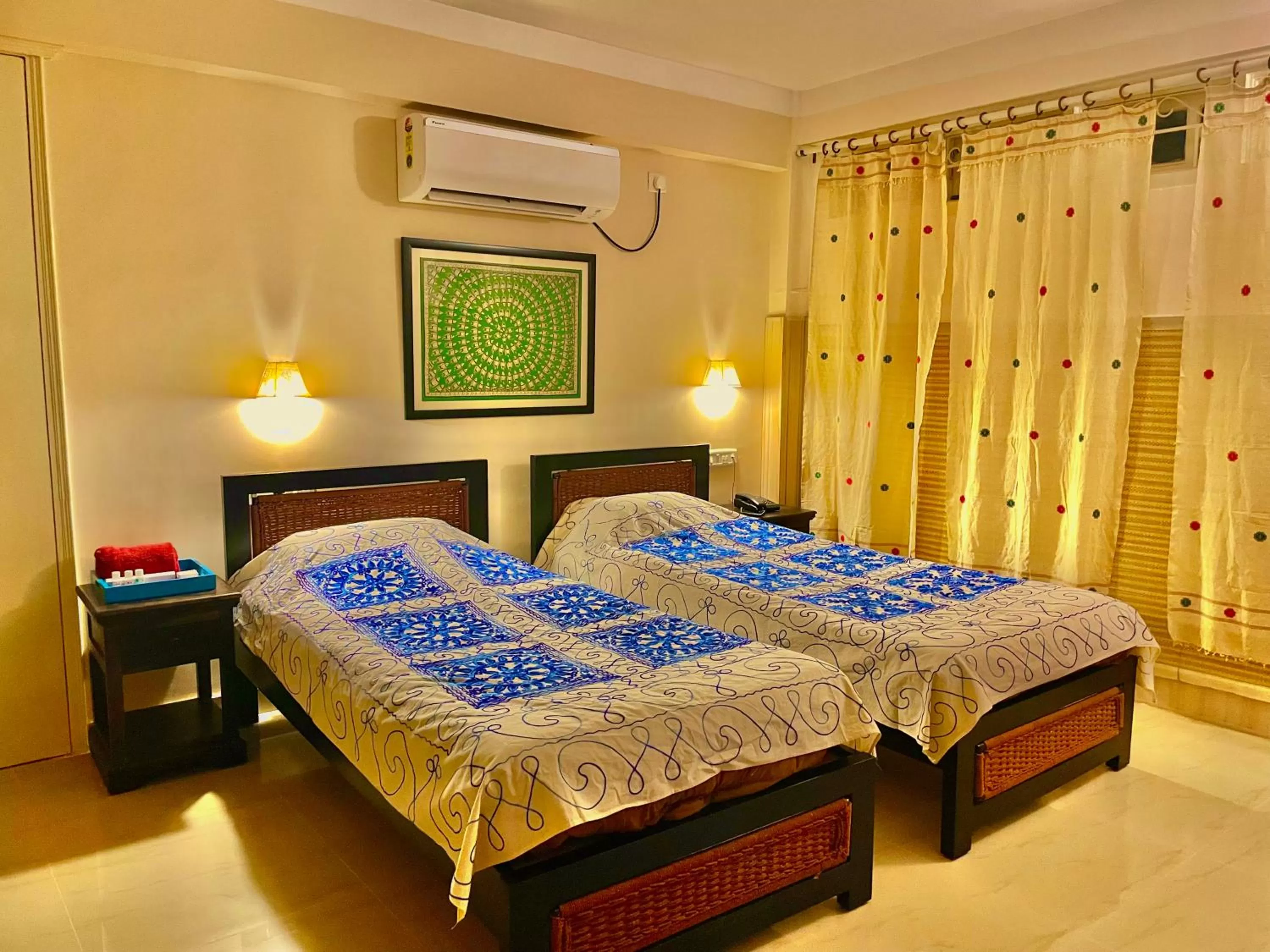 Bed in Bougainvillea