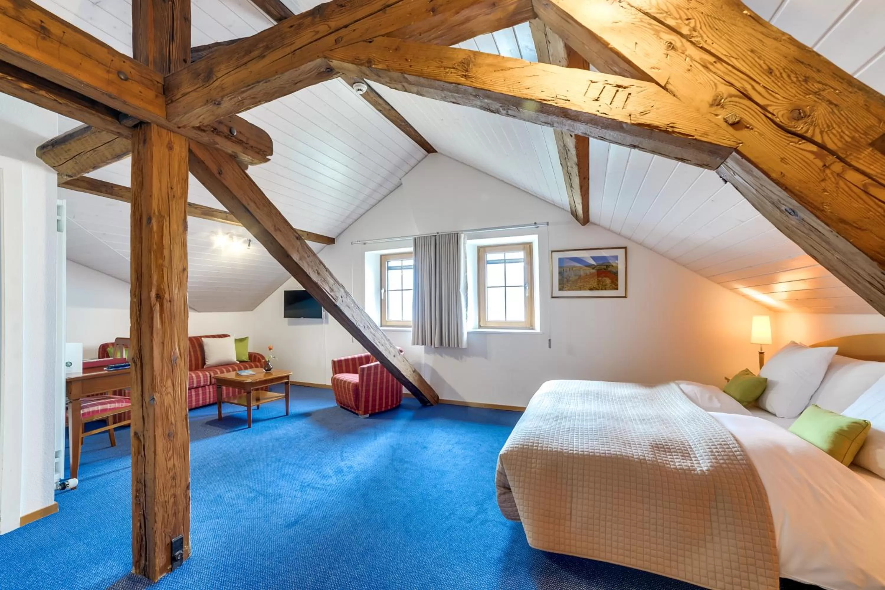 Bed in Hôtel Bon Rivage