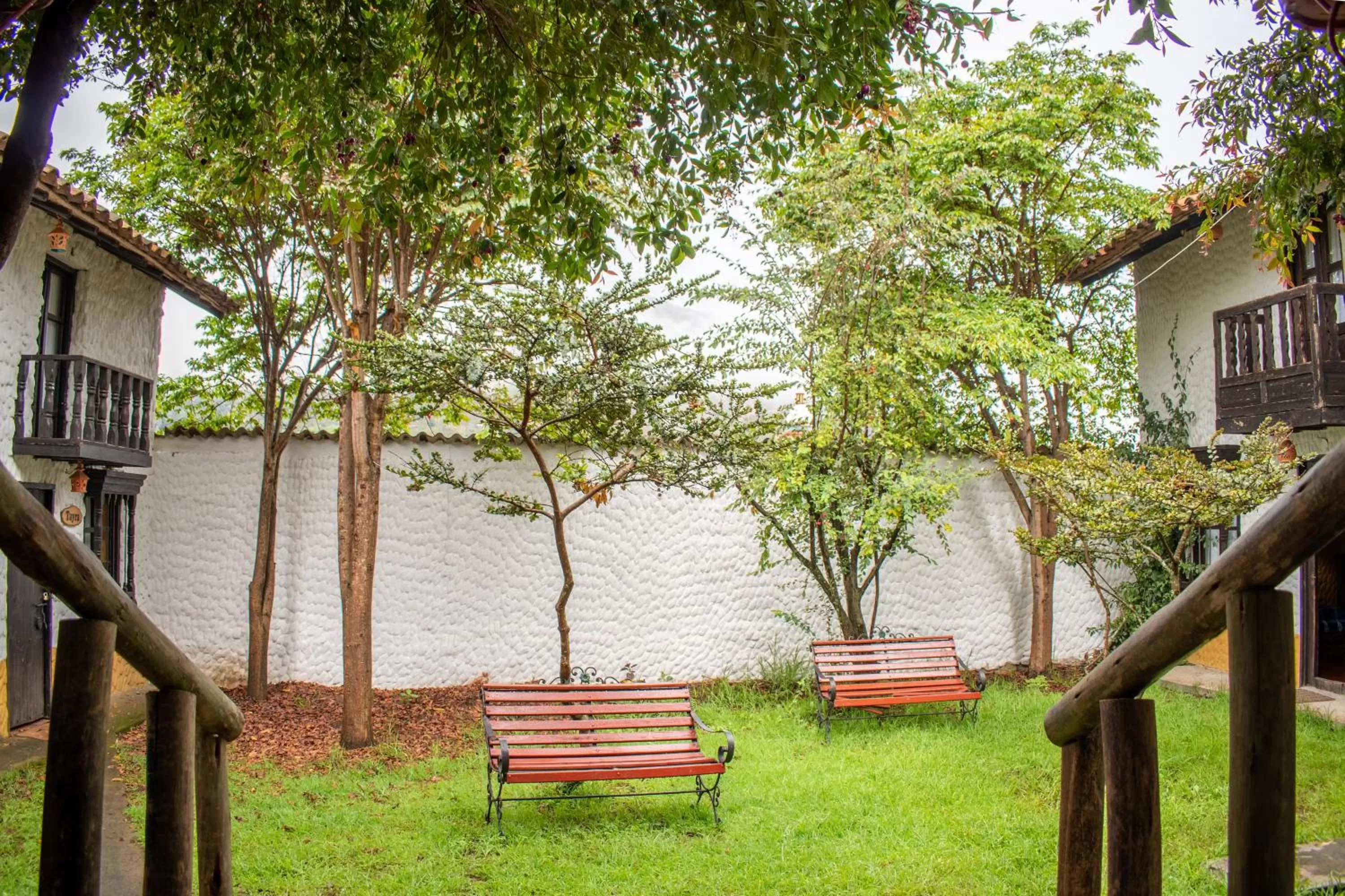 Garden in Hotel Museo la Posada del Molino