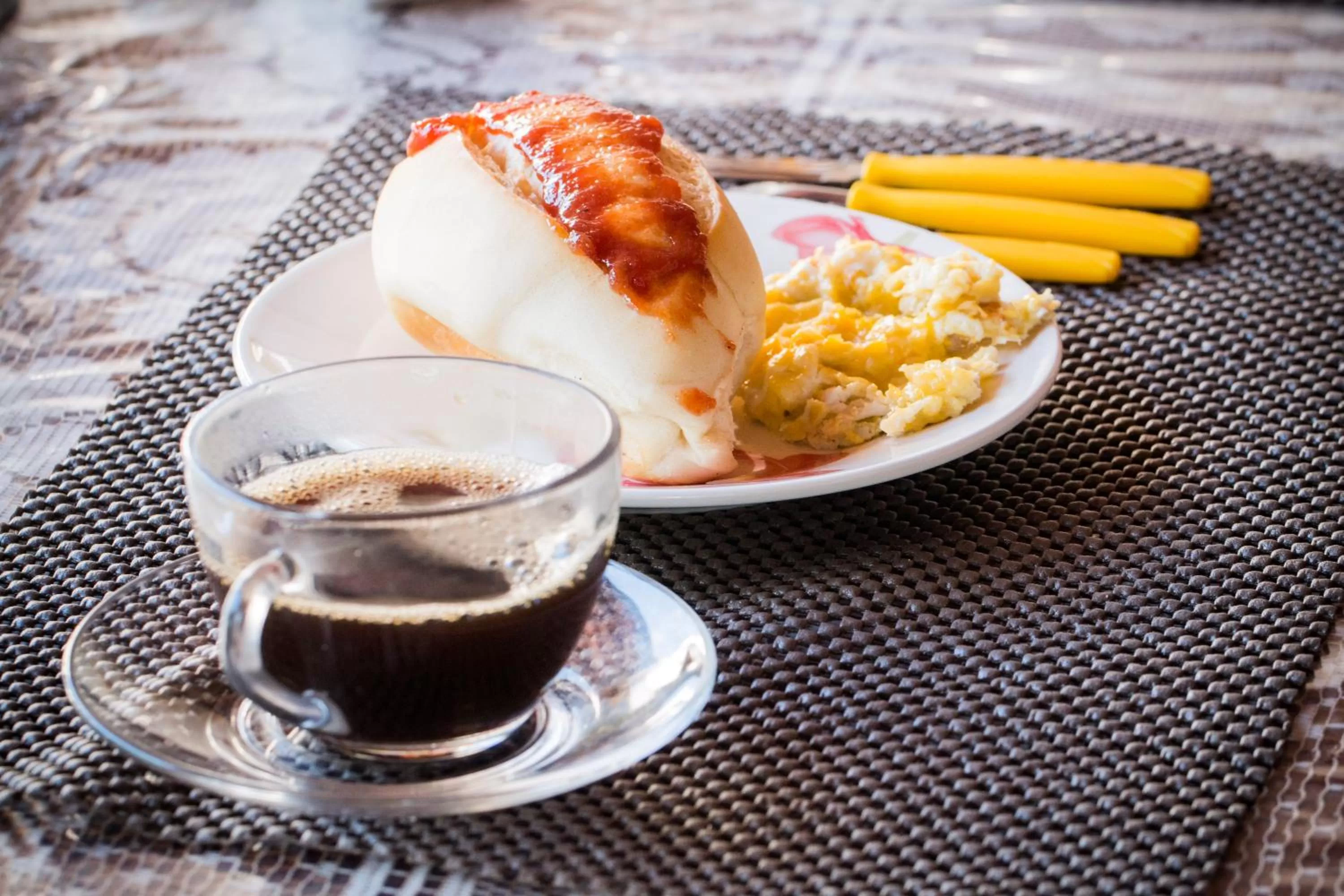 Food and drinks in Pousada Flor Dália