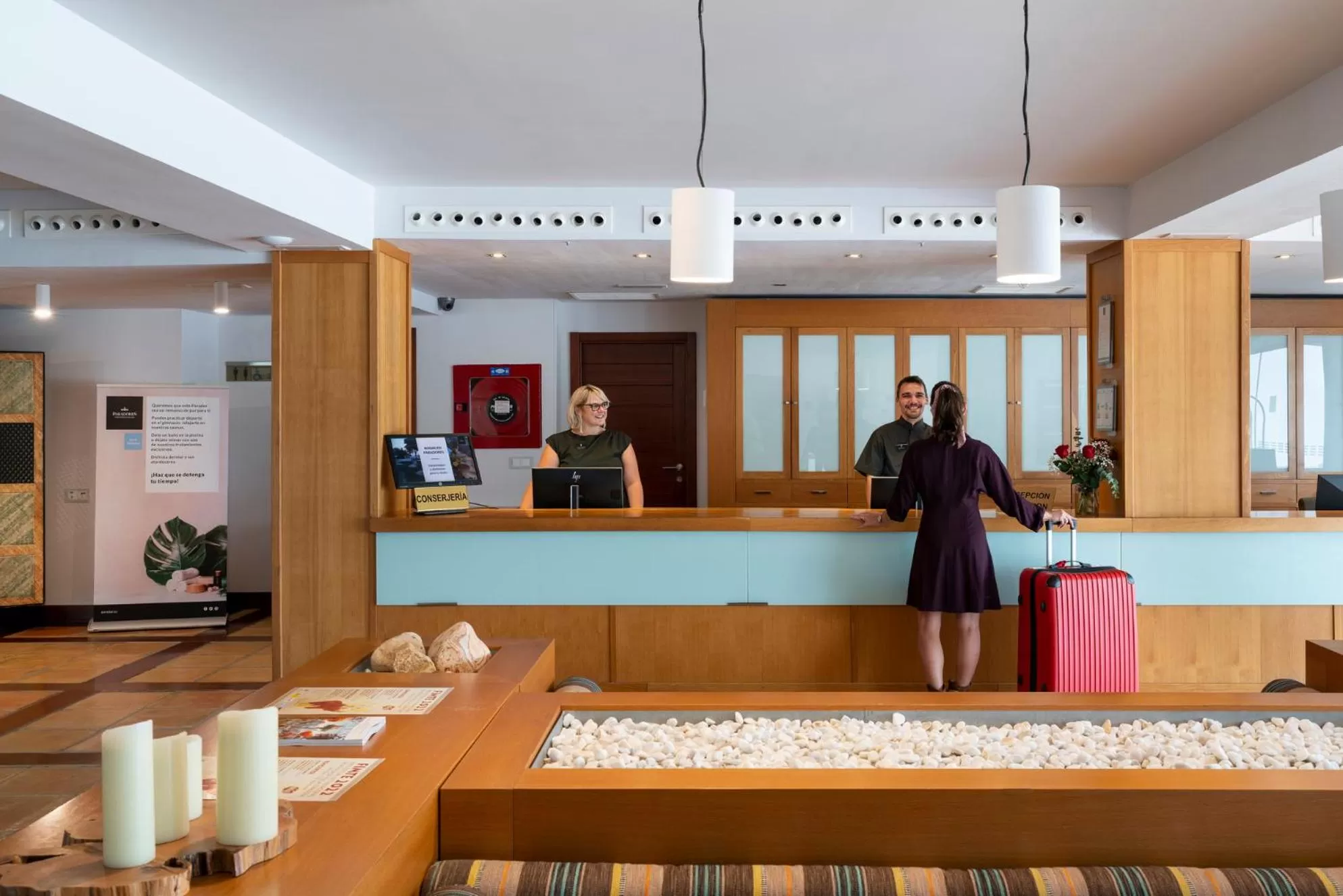 Lobby or reception in Parador de Mojácar