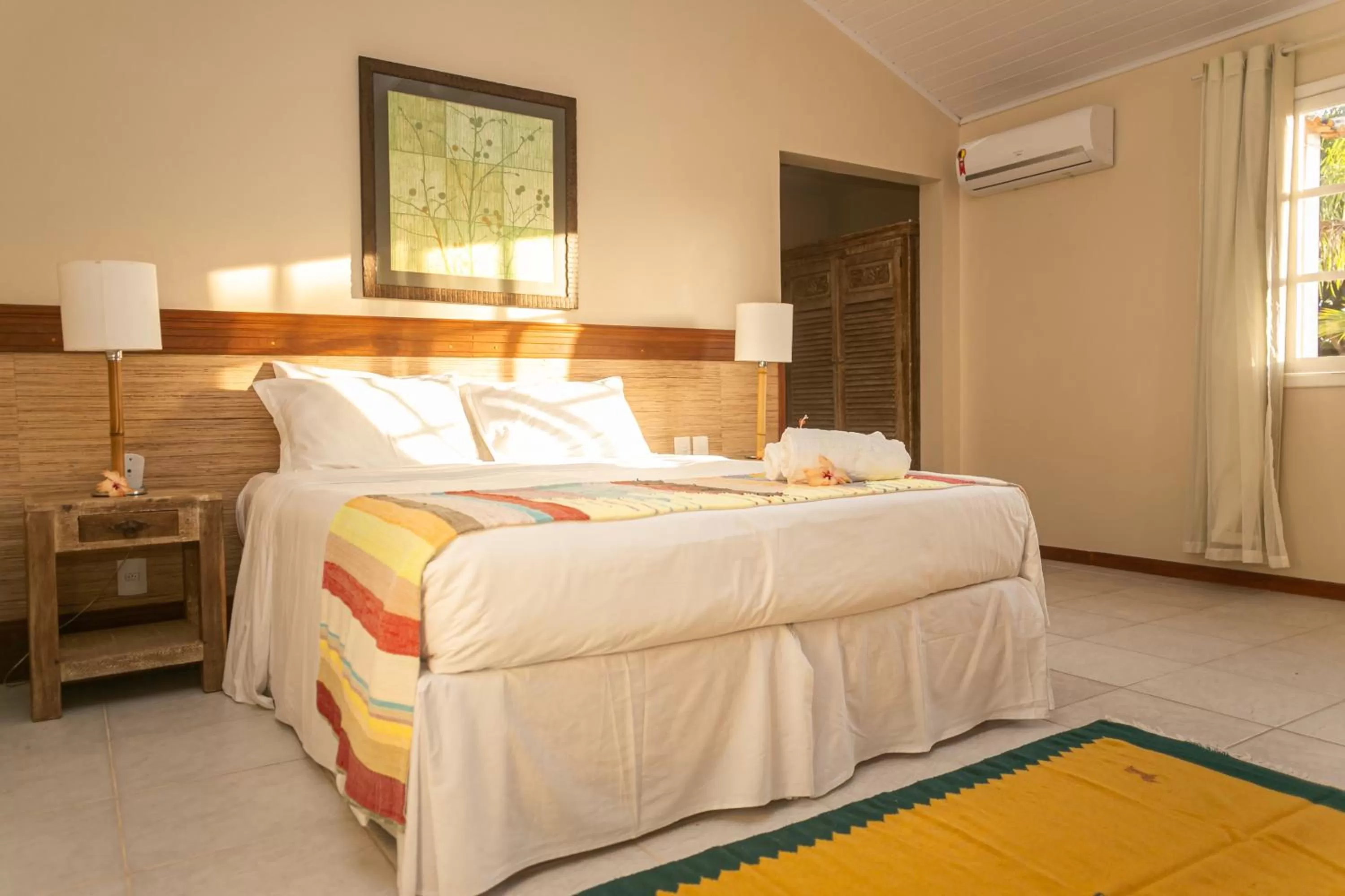 Bed in Pousada Corsario Buzios