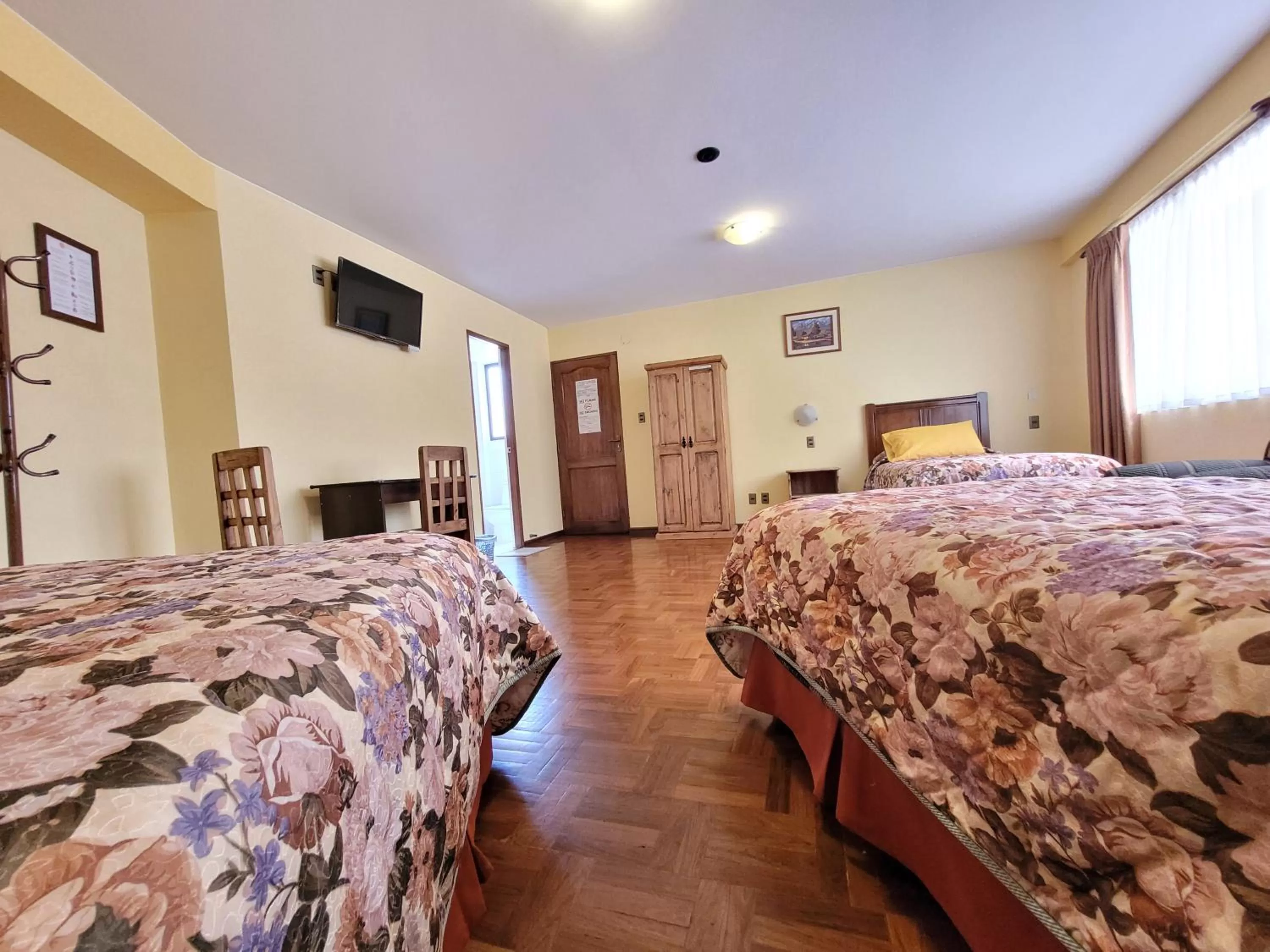 Bed in Hotel Nuevo Sol