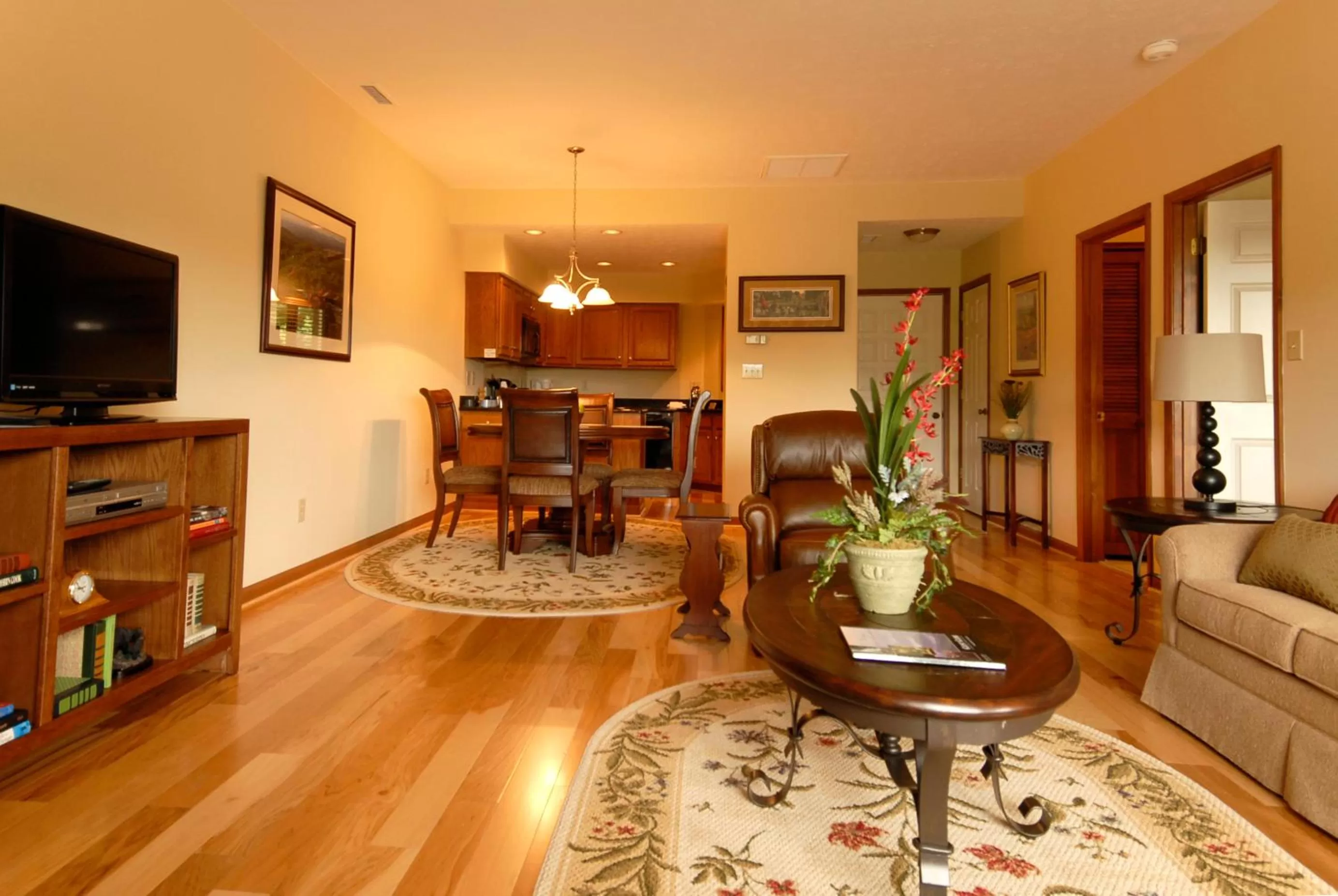 Living room in Chetola Resort Condominiums