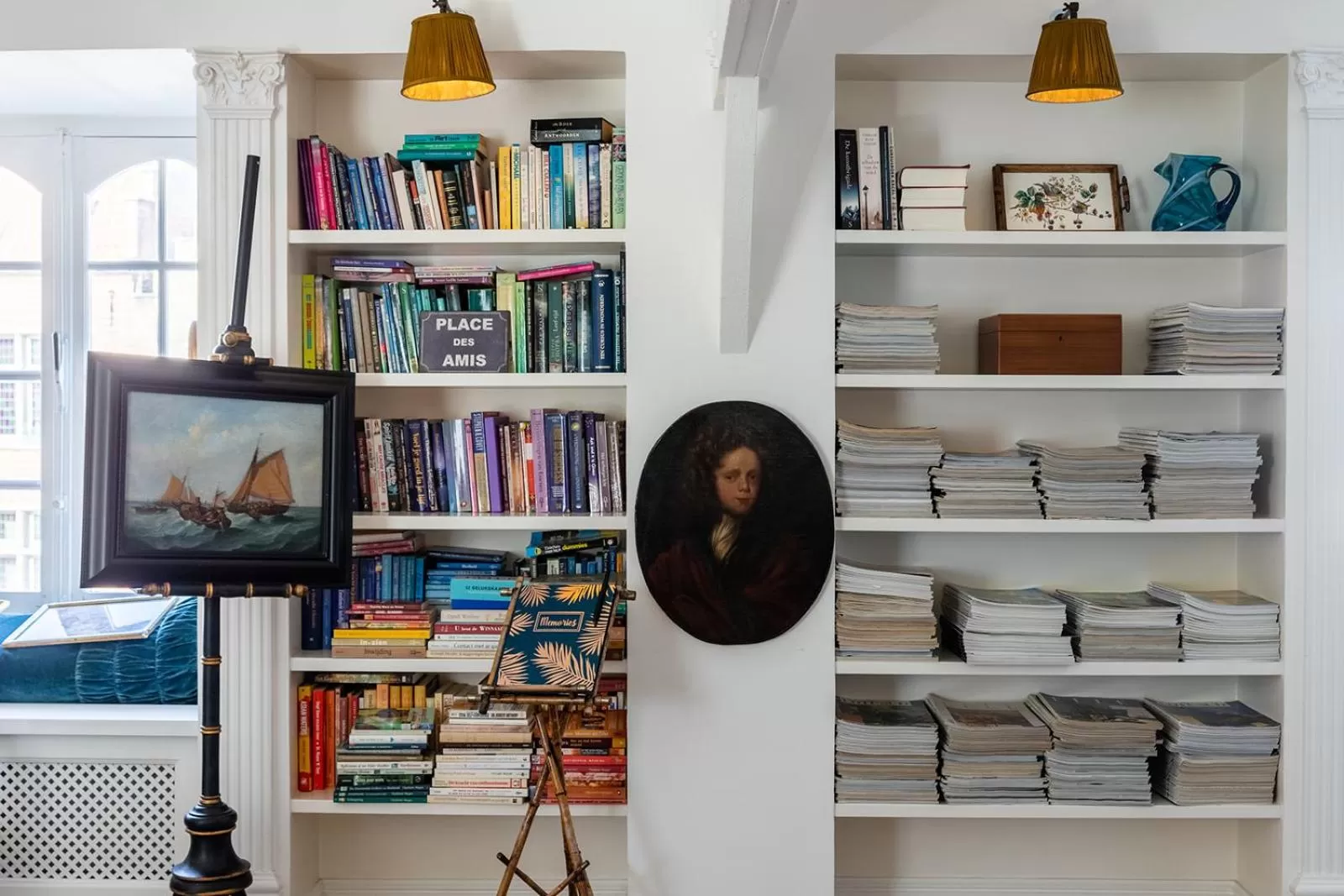 Library in Molenmeers Boutique Guesthouses