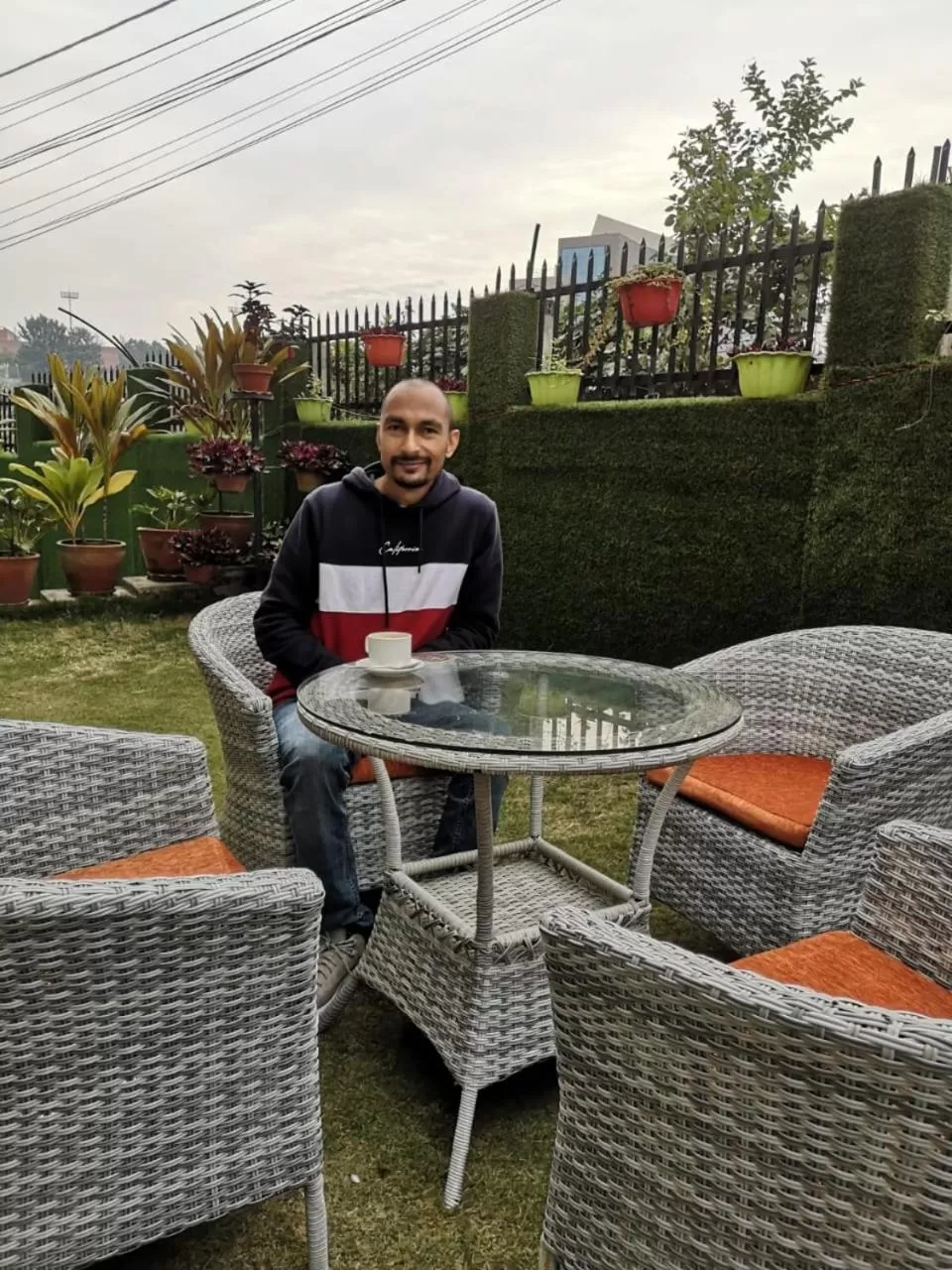 Garden in Hotel Krishna Kathmandu