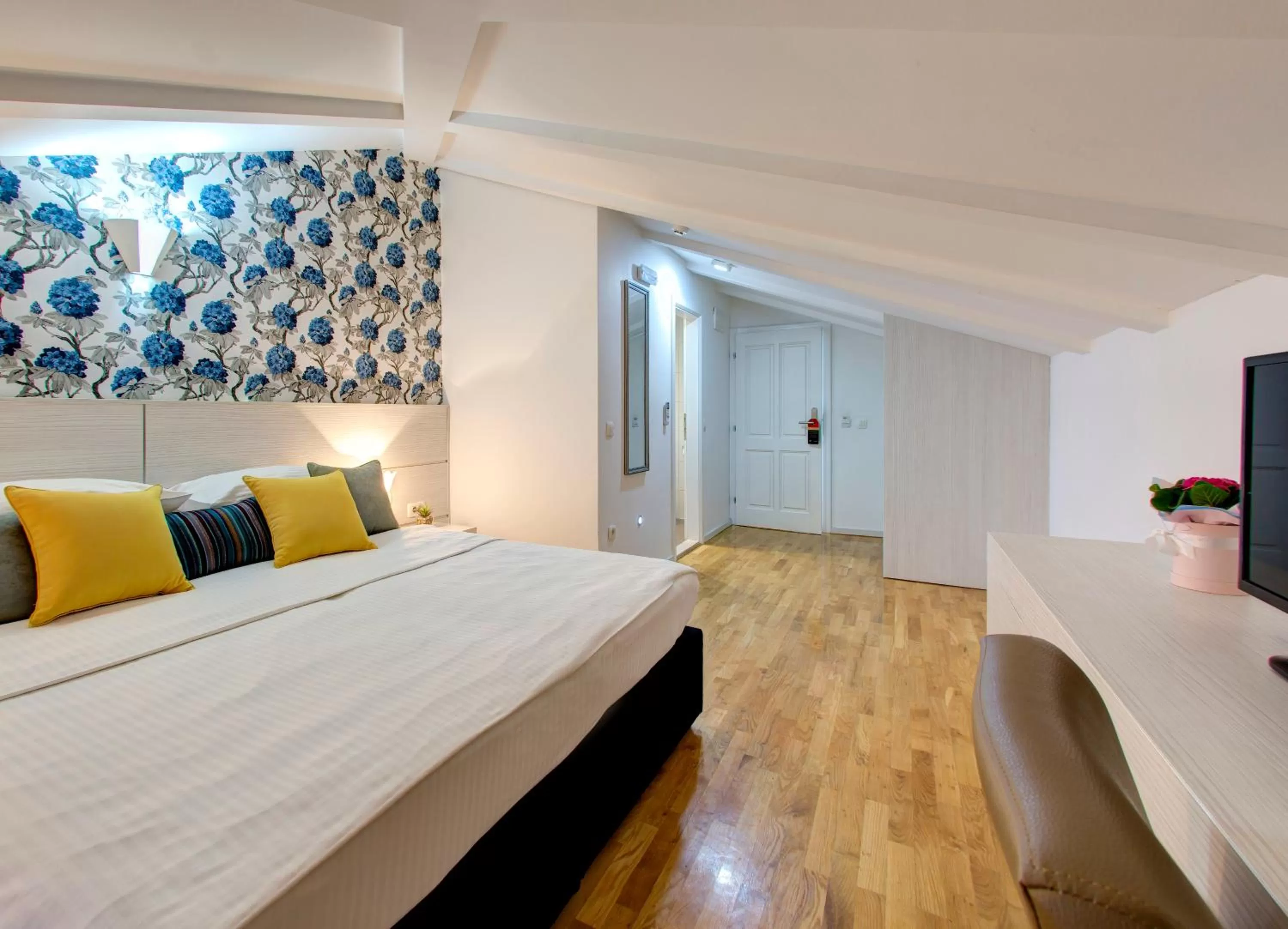 Bed in Hotel Villa Milas