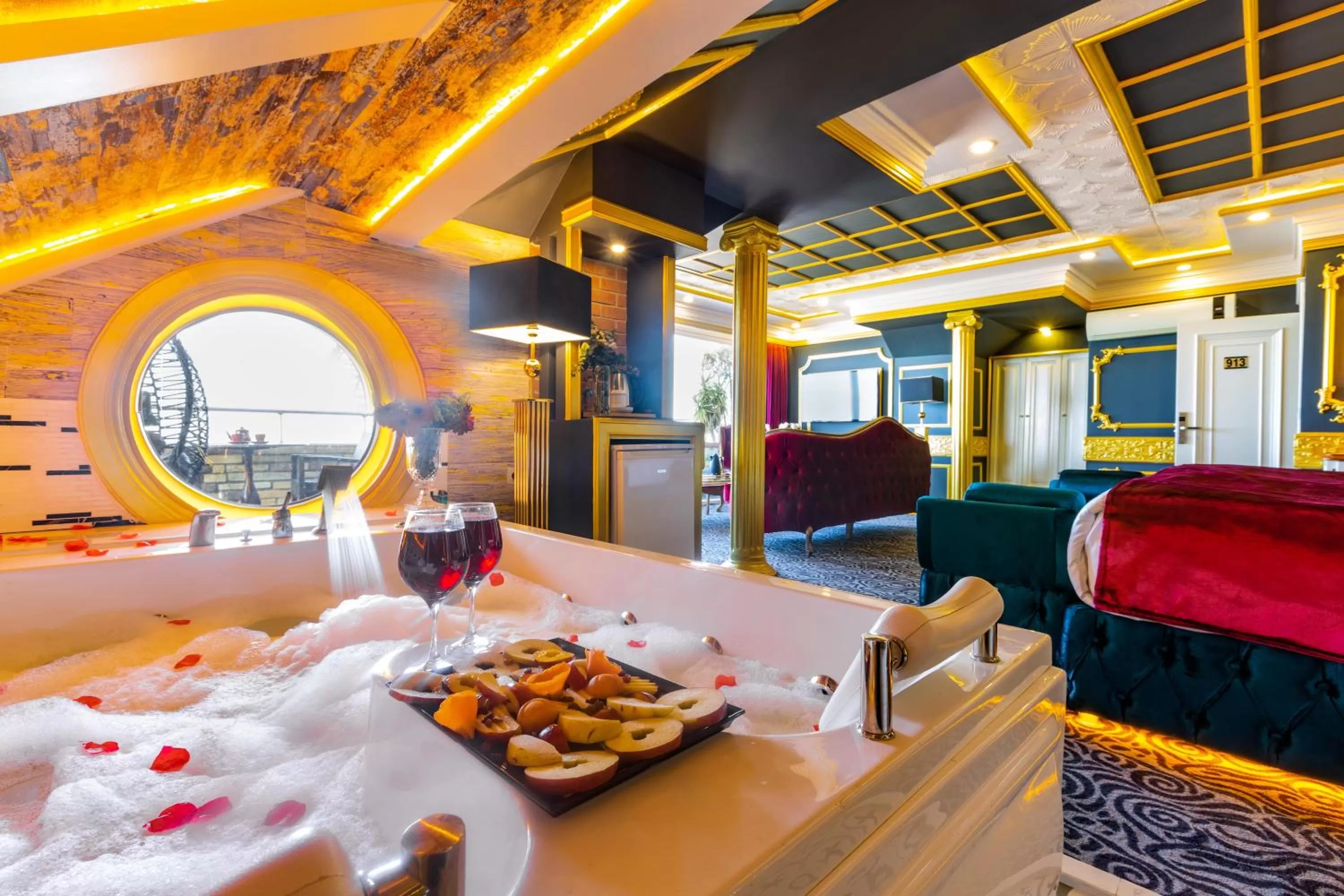 Living room in Andalouse Otel