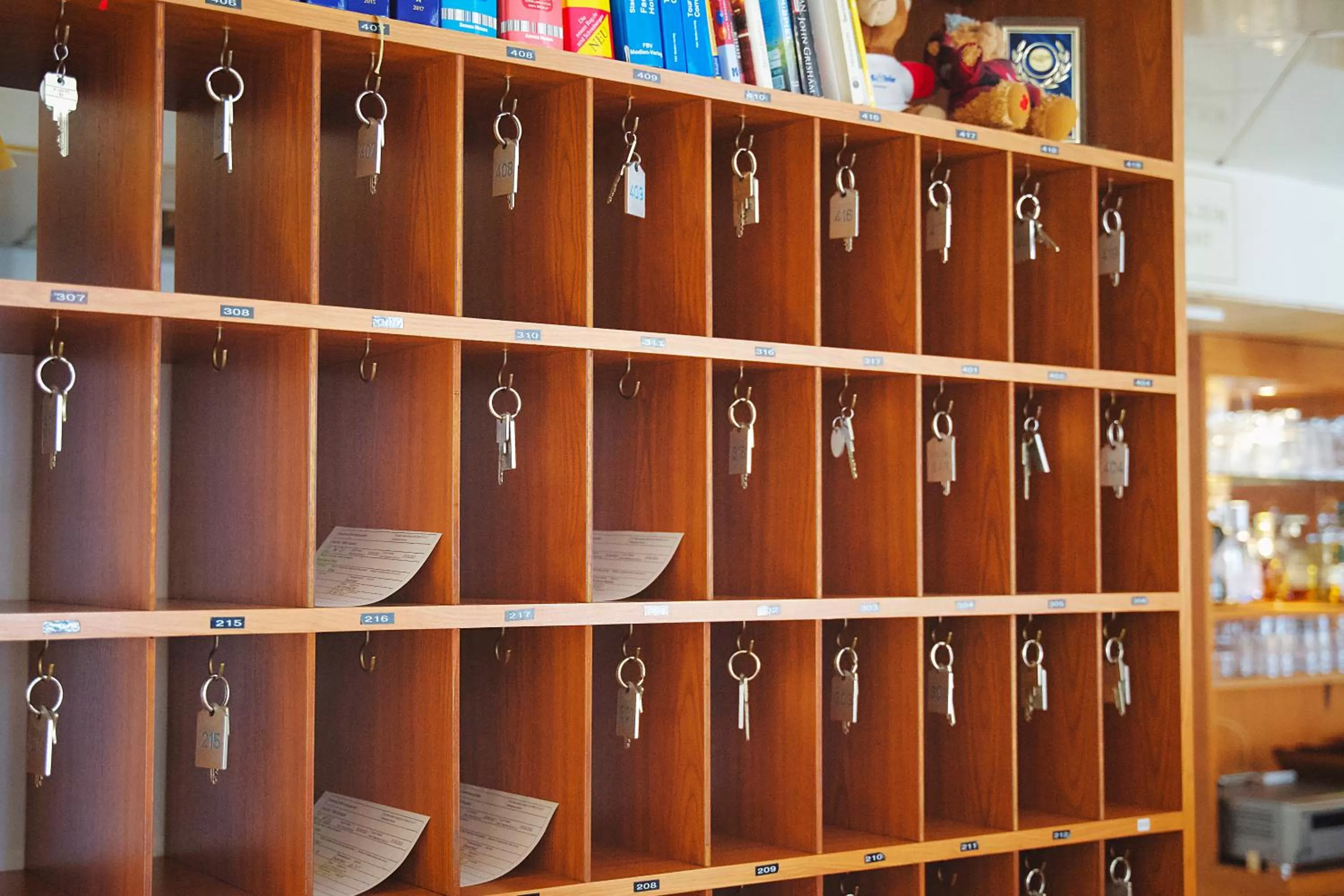 Lobby or reception in Hotel Bär