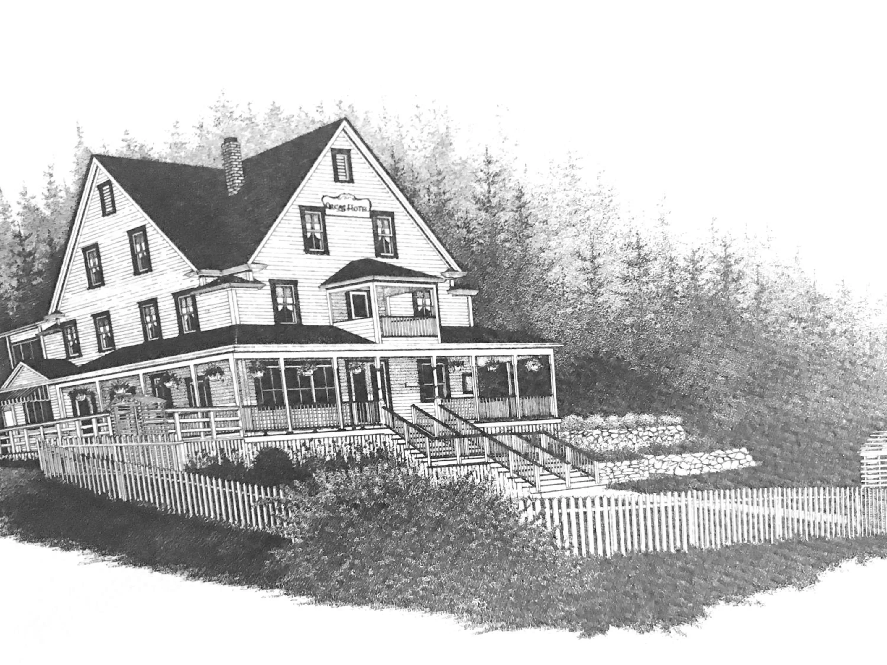 Property building in Orcas Hotel