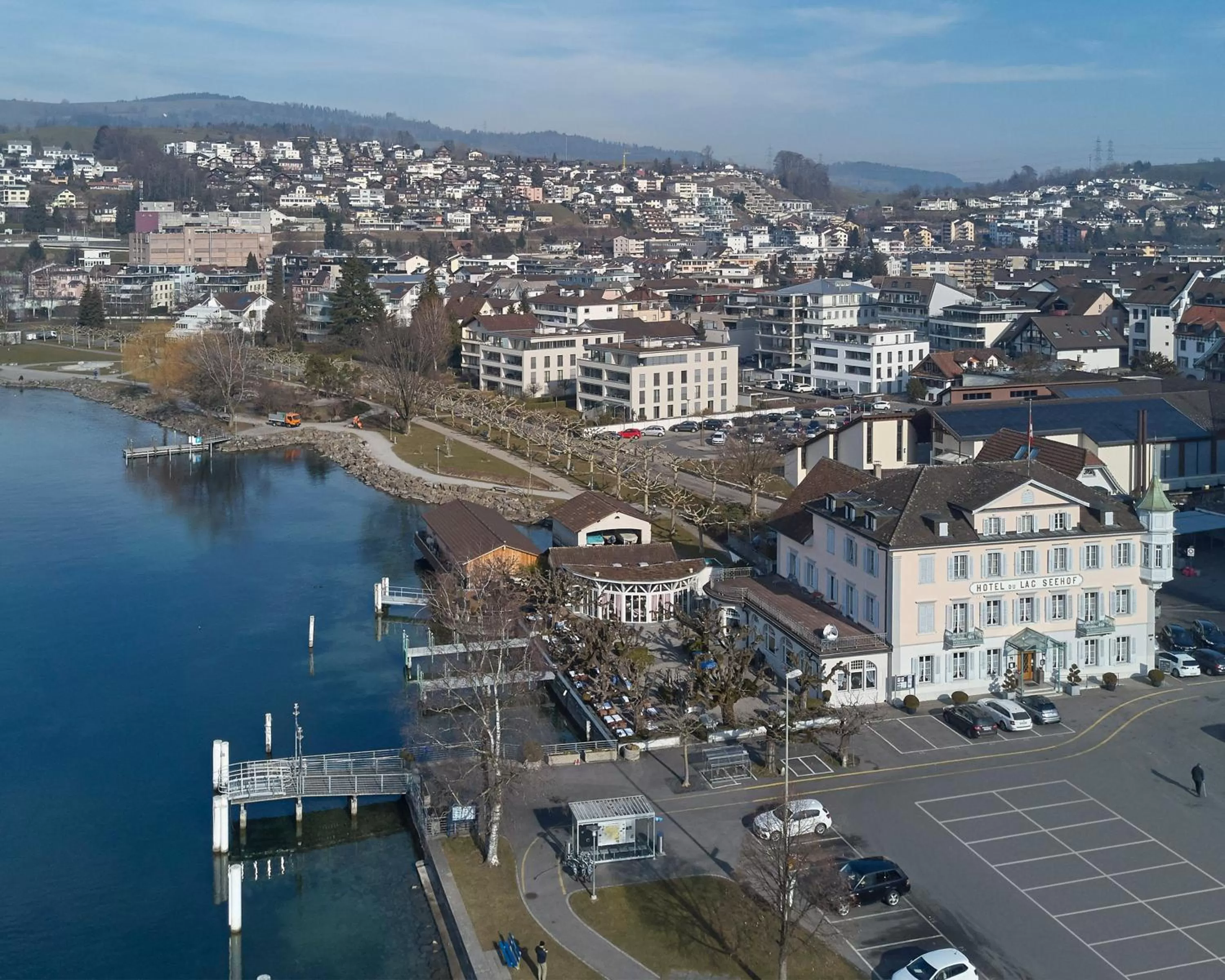 Bird's eye view in Hotel Restaurant Seehof