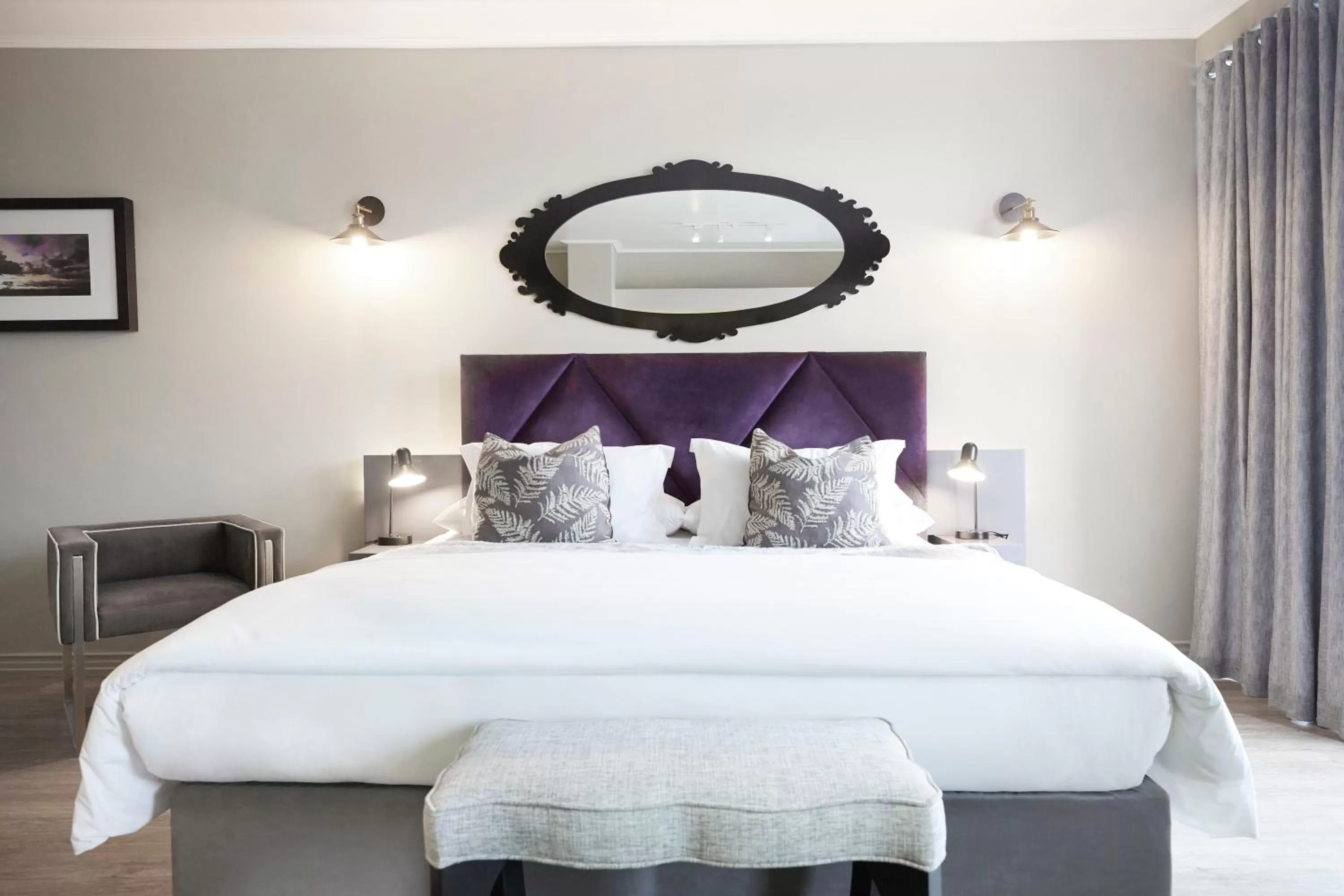 Bed in The Hyde All Suite Hotel