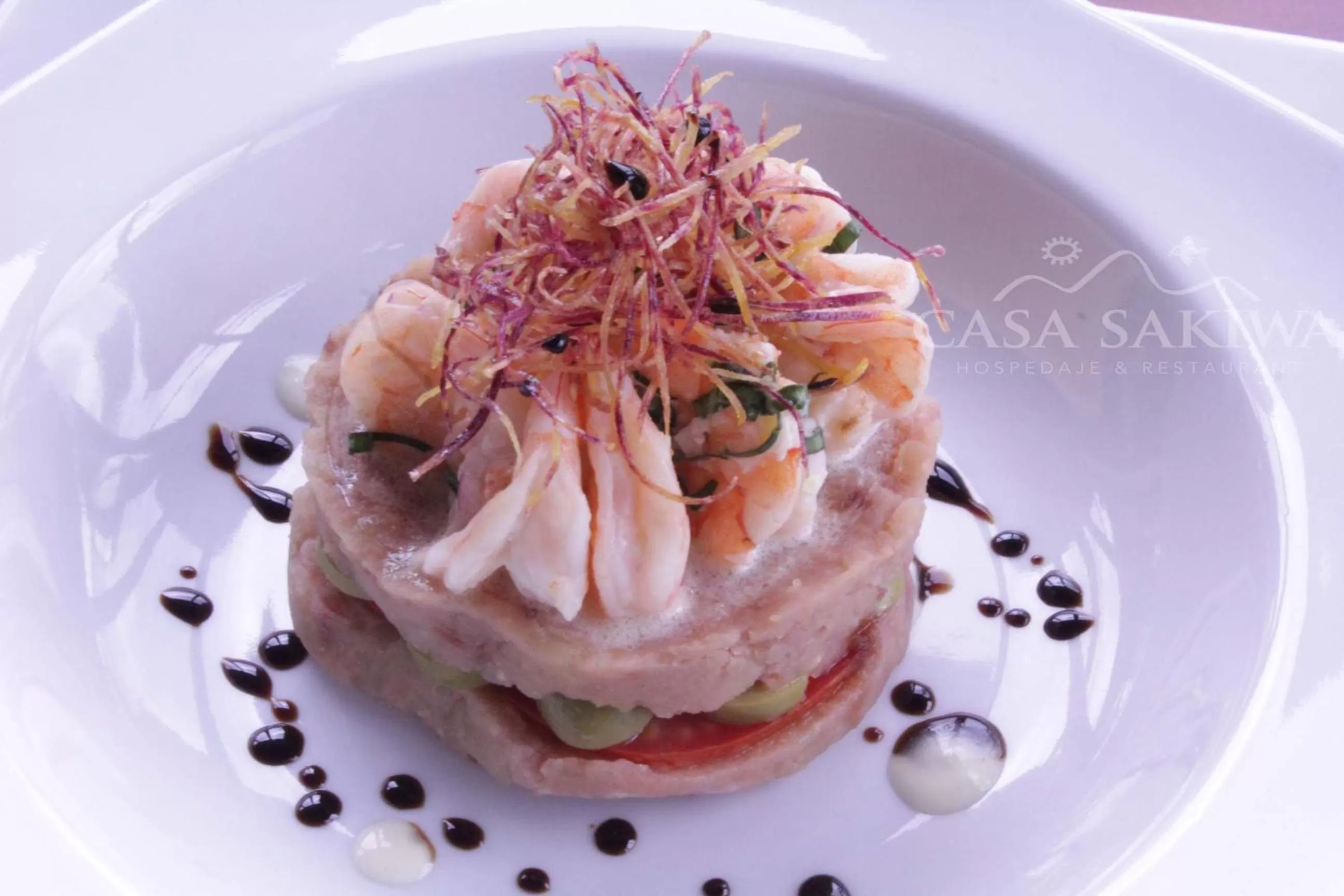 Food and drinks in Hotel Casa Sakiwa