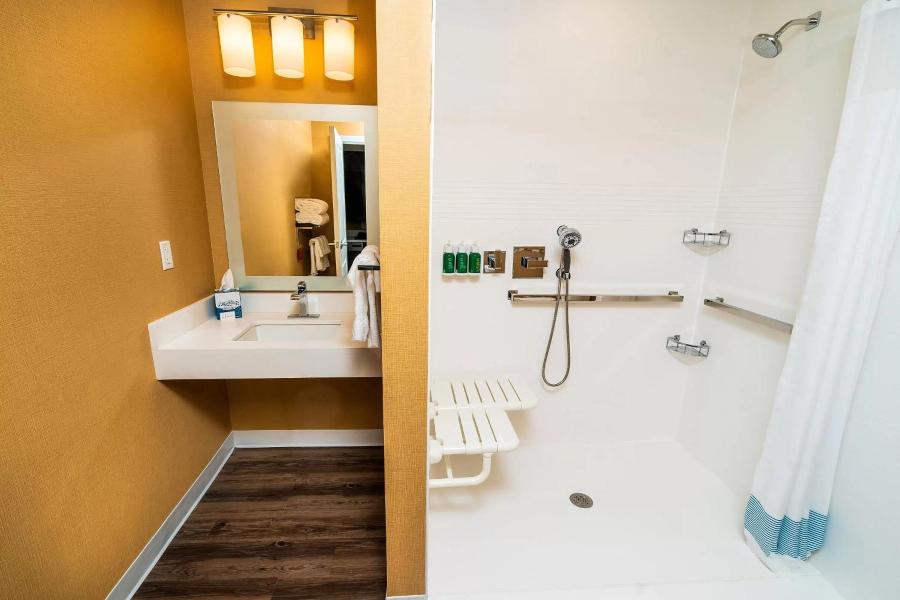 Bathroom in TownePlace Suites By Marriott Las Vegas Stadium District