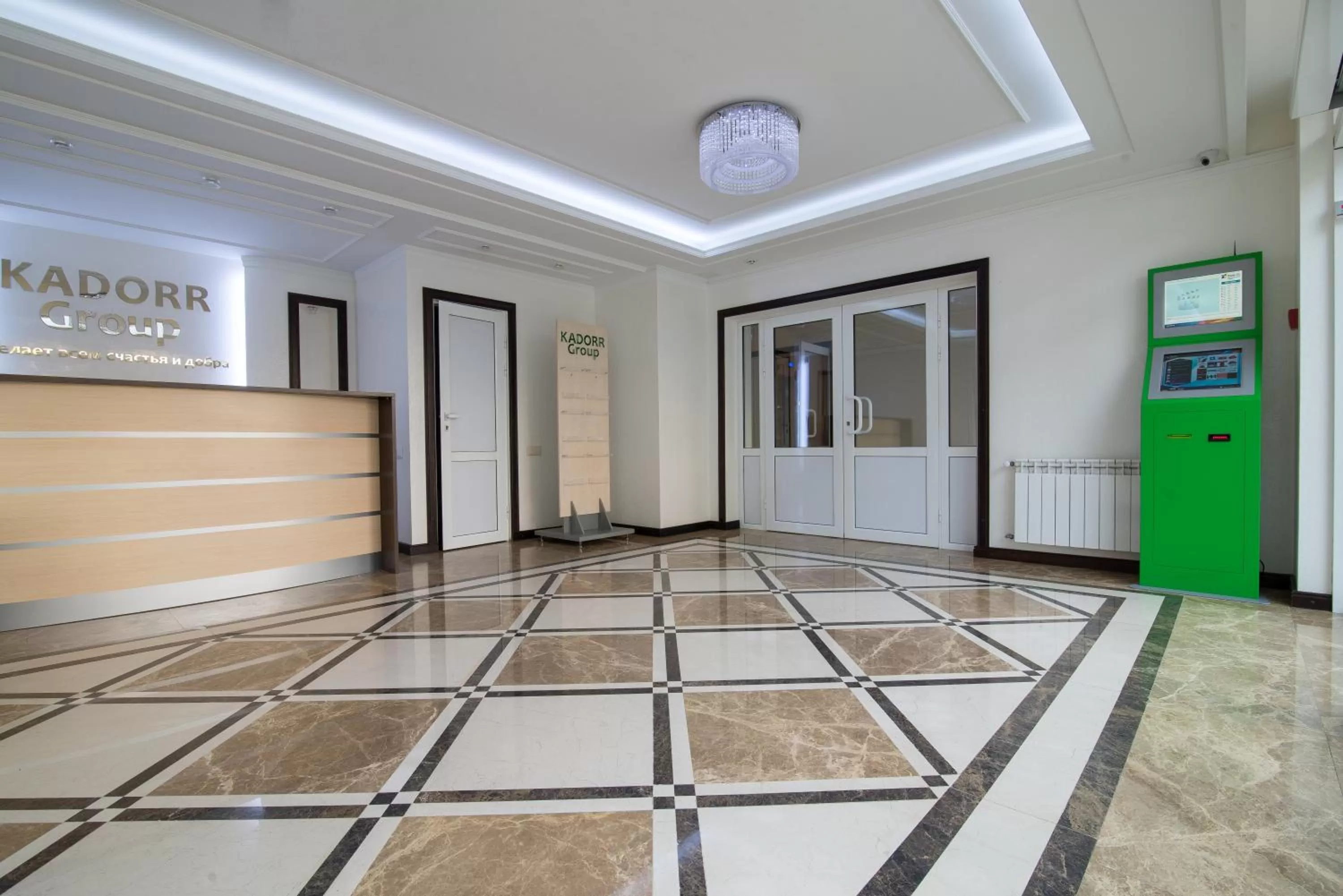 Facade/entrance in 12th Floor Apartments