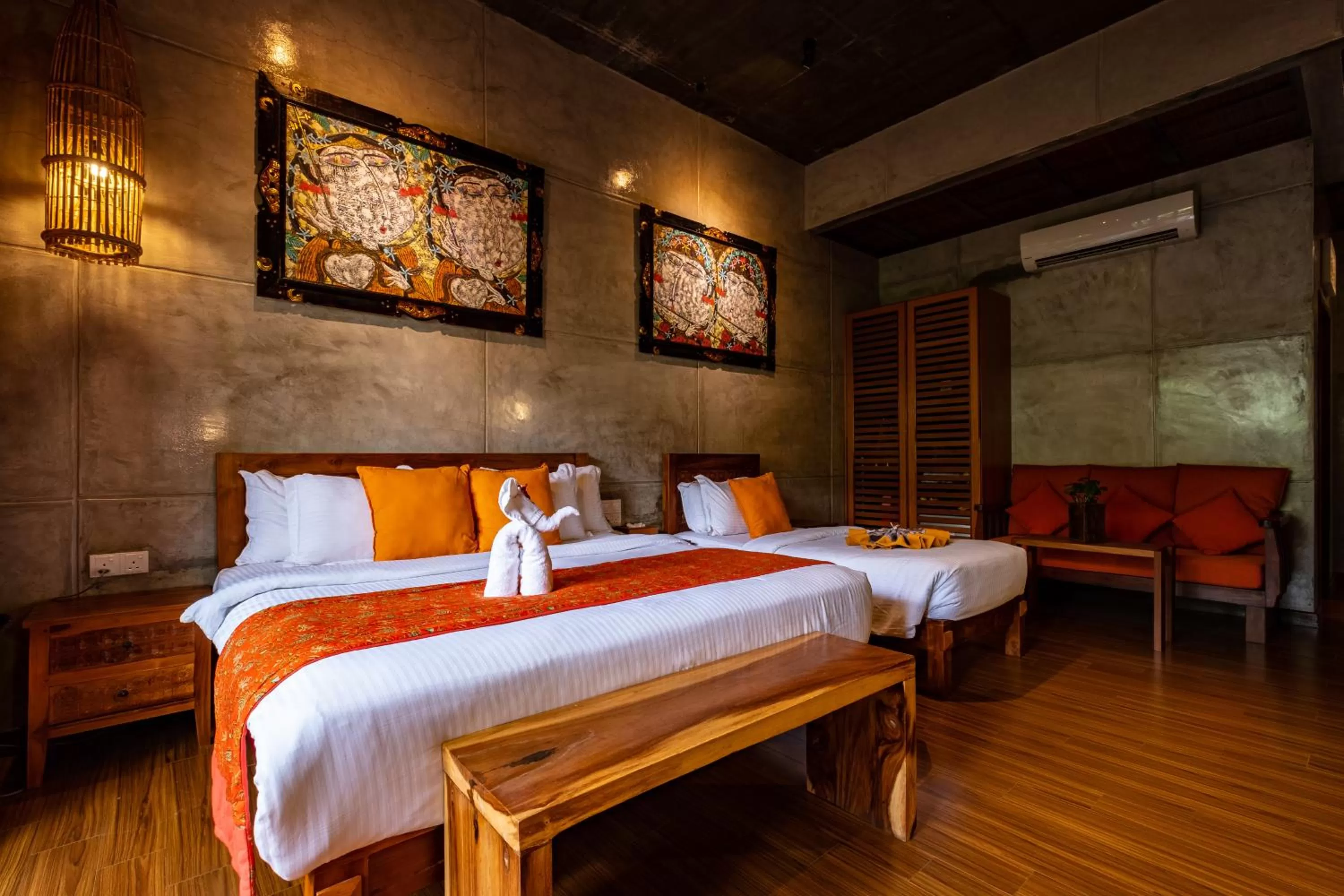 Bed in Ipoh Bali Hotel