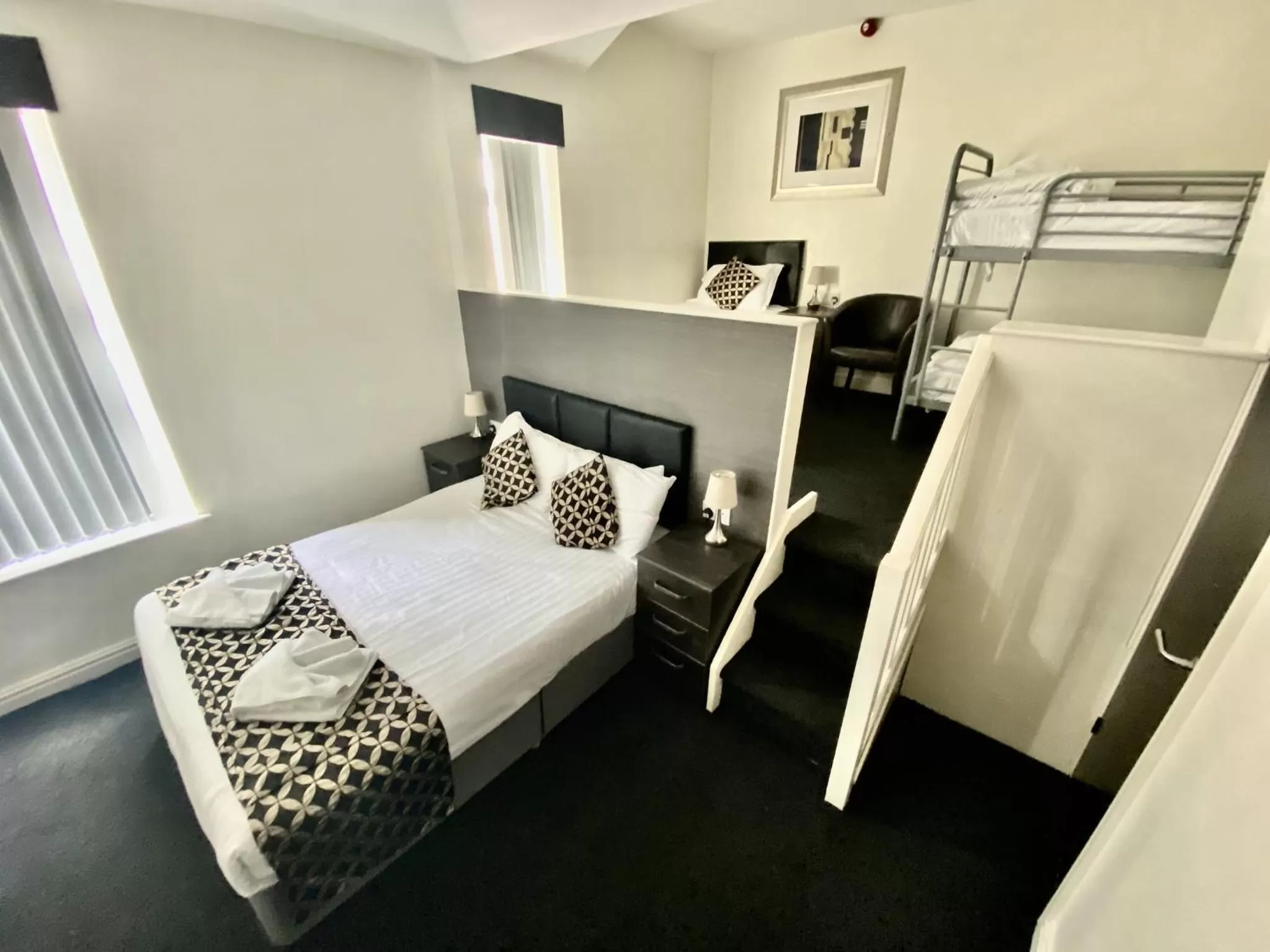 Bed in Royal Seabank Hotel