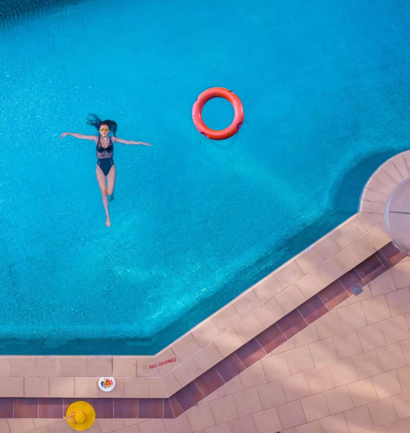 Pool view in Grand Millennium Dubai