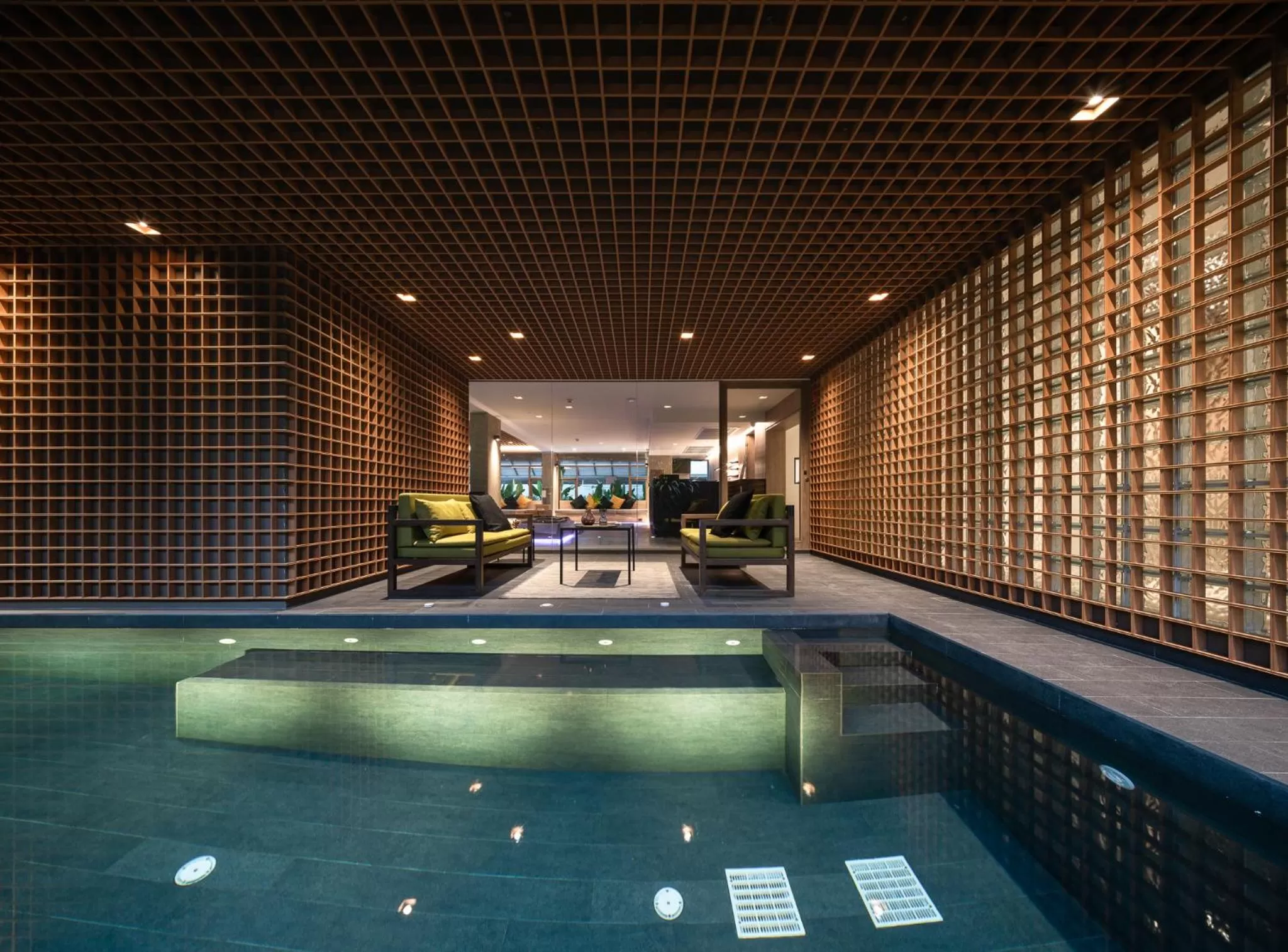 Swimming pool in T2 Residence Sathorn