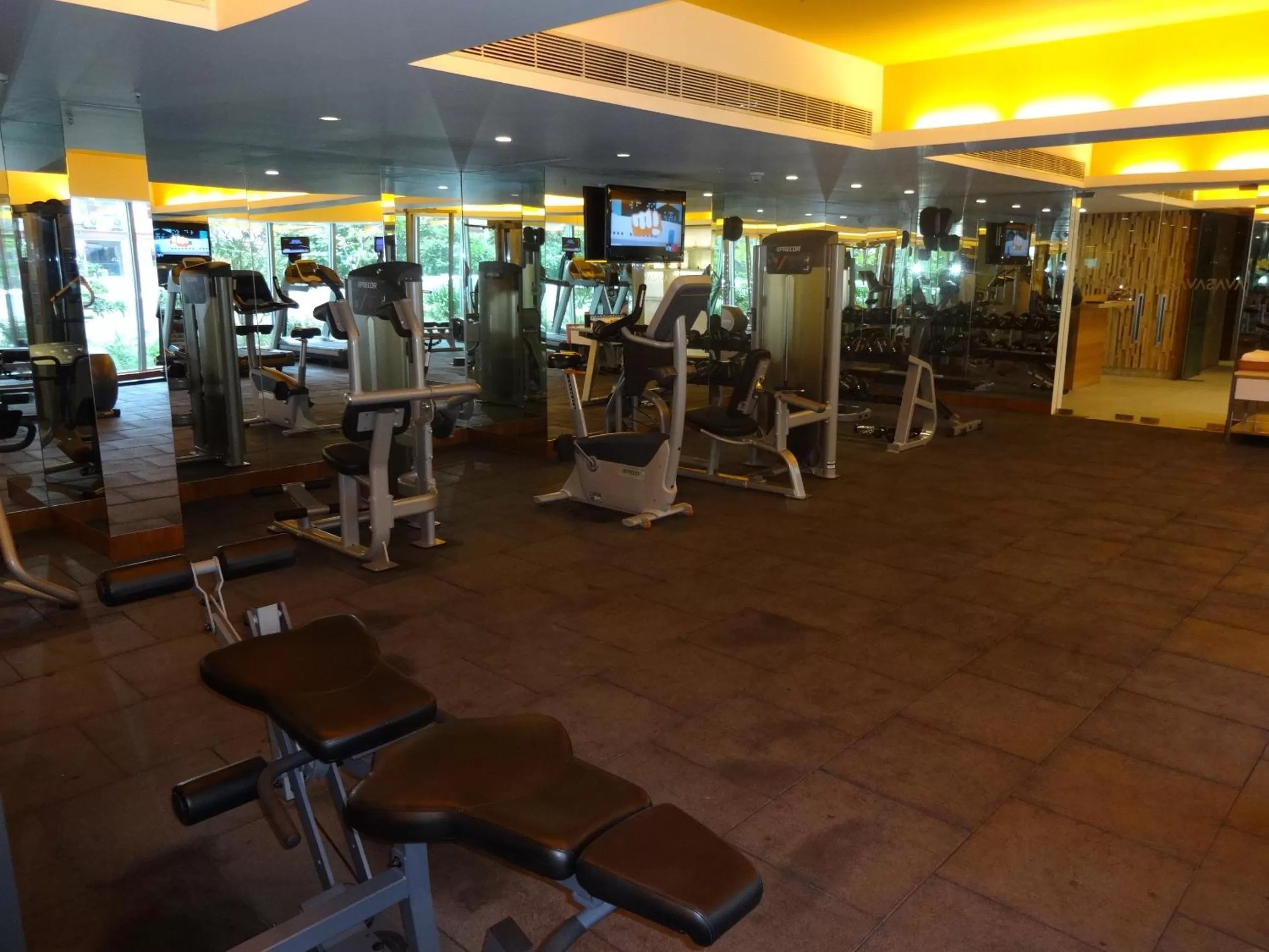 Fitness centre/facilities in Avasa Hotel