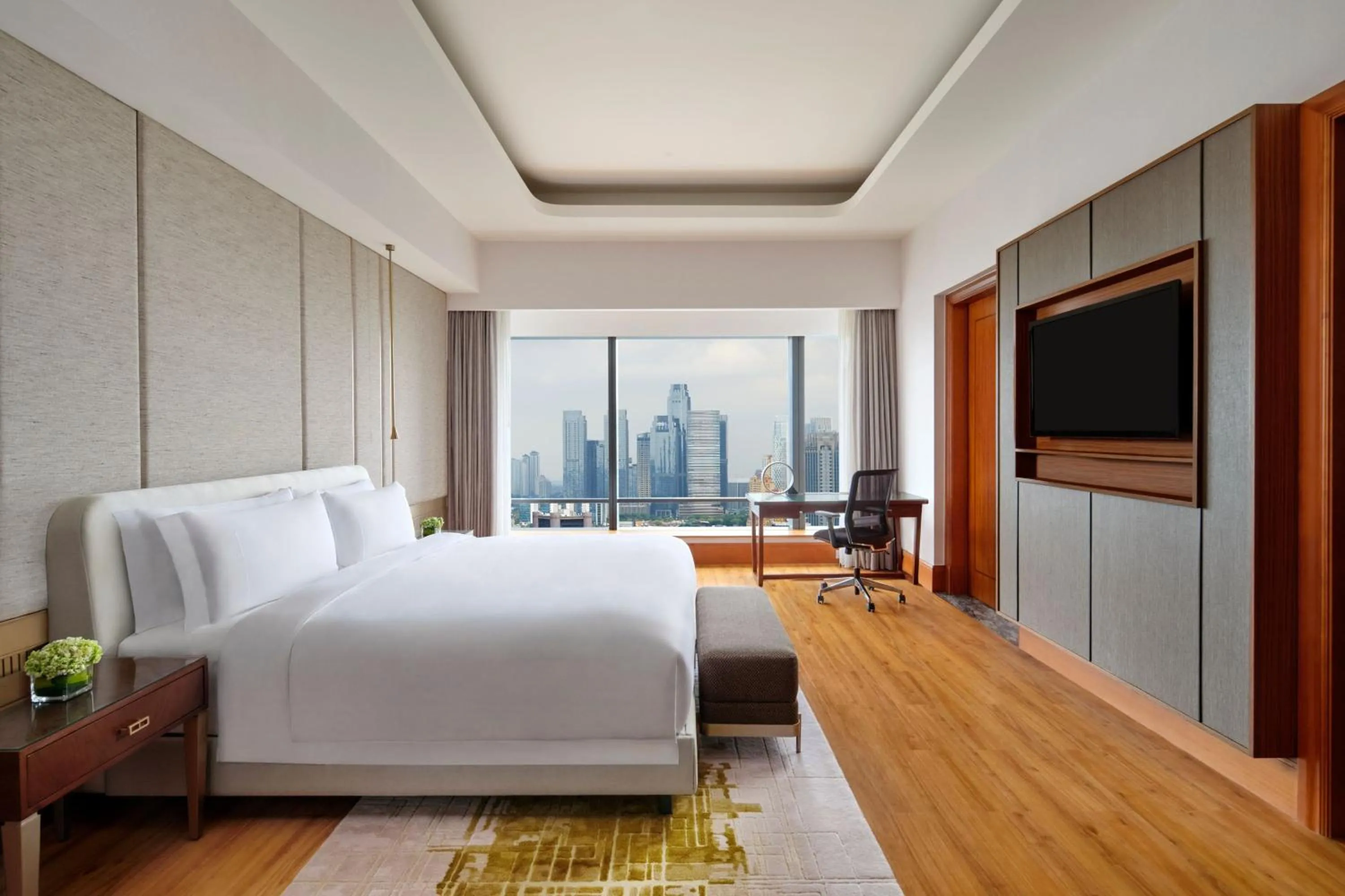 Photo of the whole room, Bed in The Ritz-Carlton Jakarta, Mega Kuningan