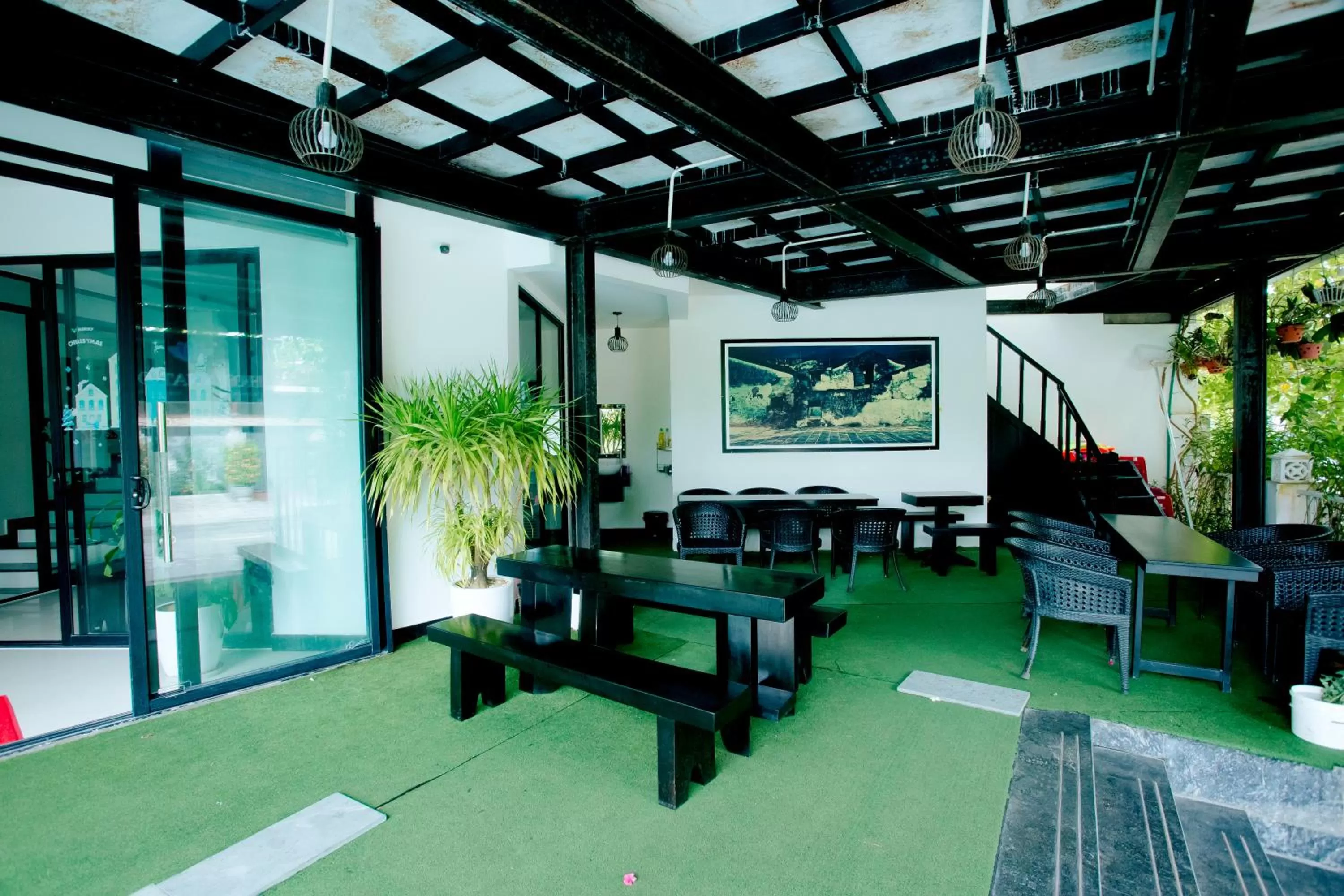 Garden view in Hoianation Villas Hotel