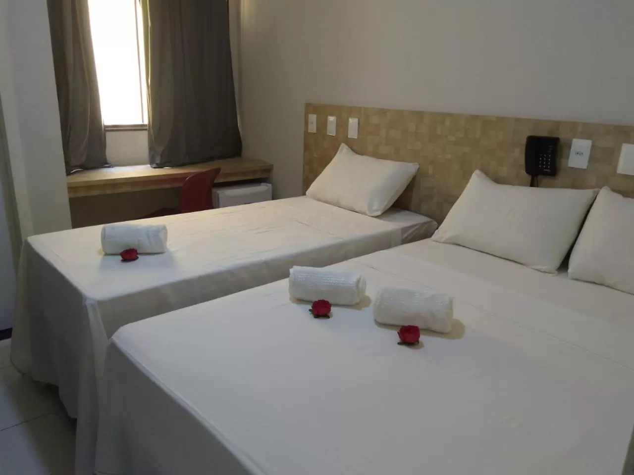 Bed in Hotel Executivo Boulevard