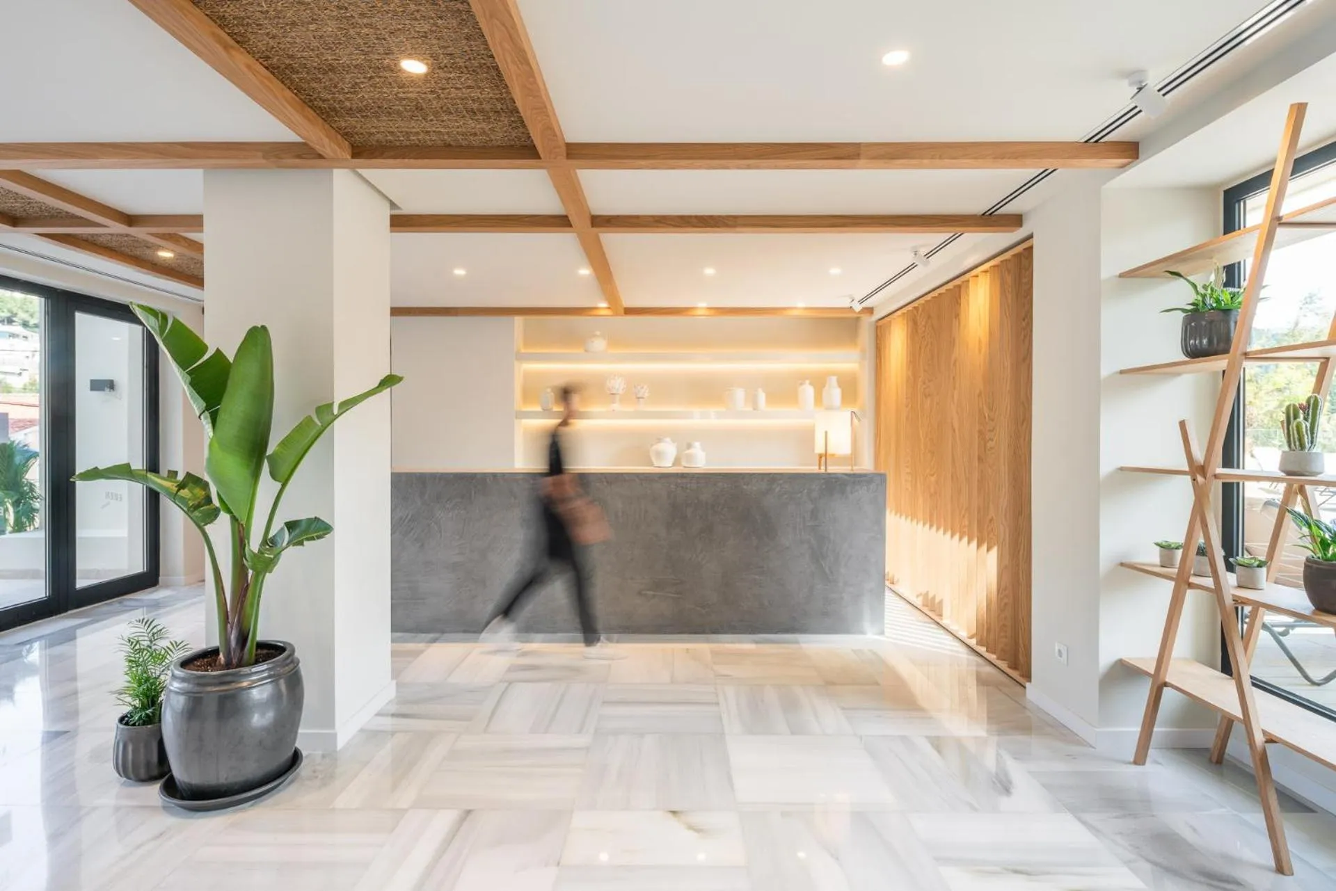 Lobby or reception in Hotel Eden Nord Soller