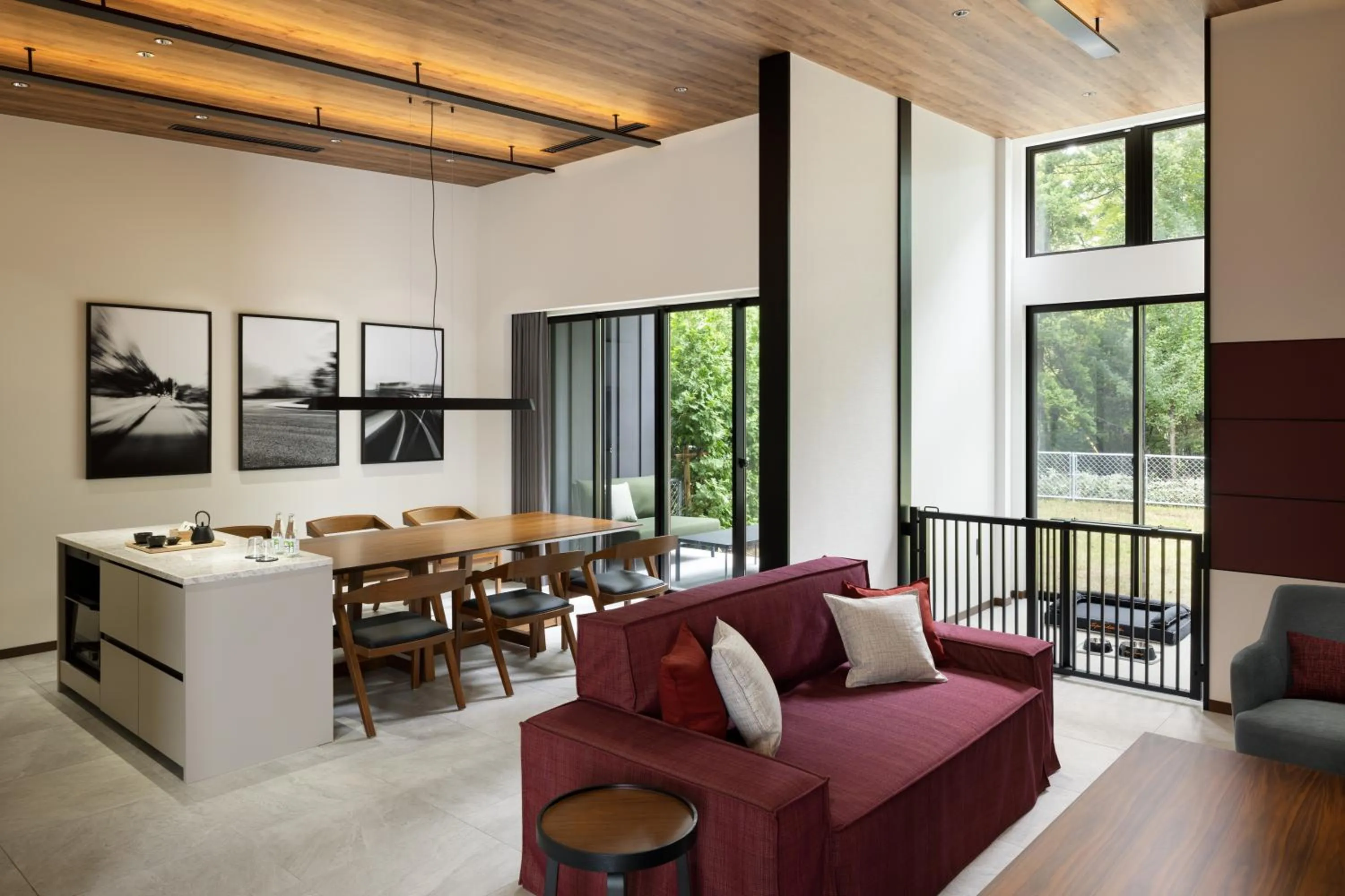 Seating area in Fuji Speedway Hotel, in The Unbound Collection by Hyatt