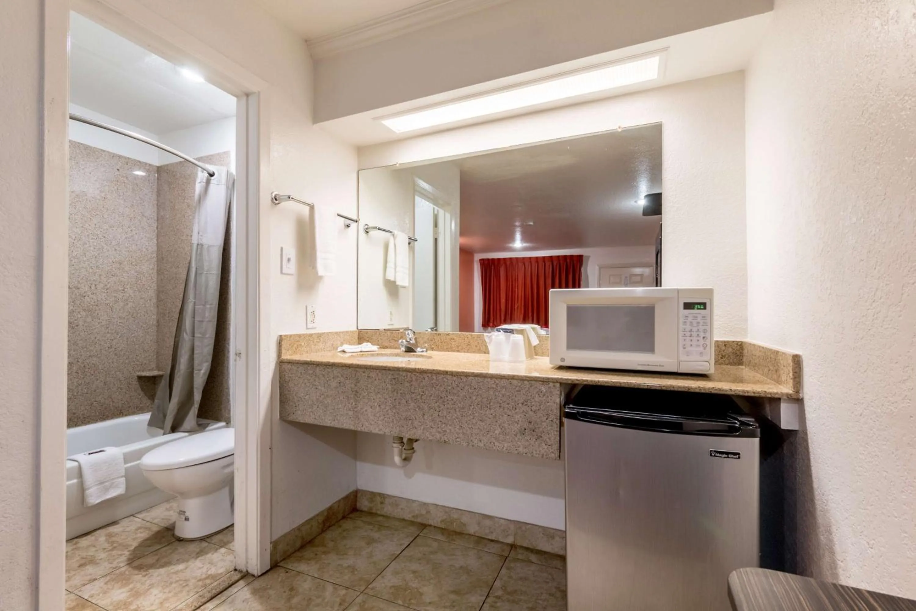 Toilet in Motel 6 San Antonio, TX - Frost Bank Center