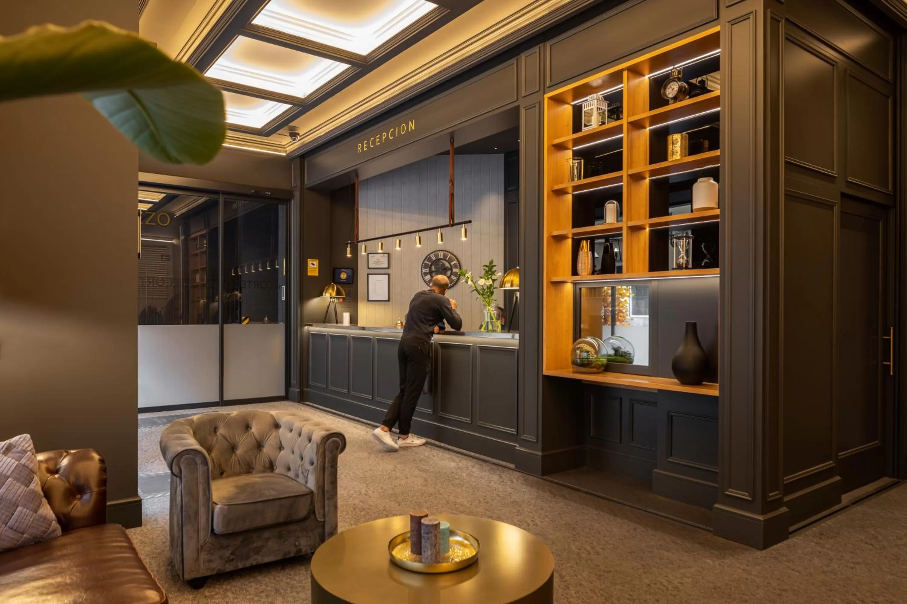 Lobby or reception in Hotel Cortezo