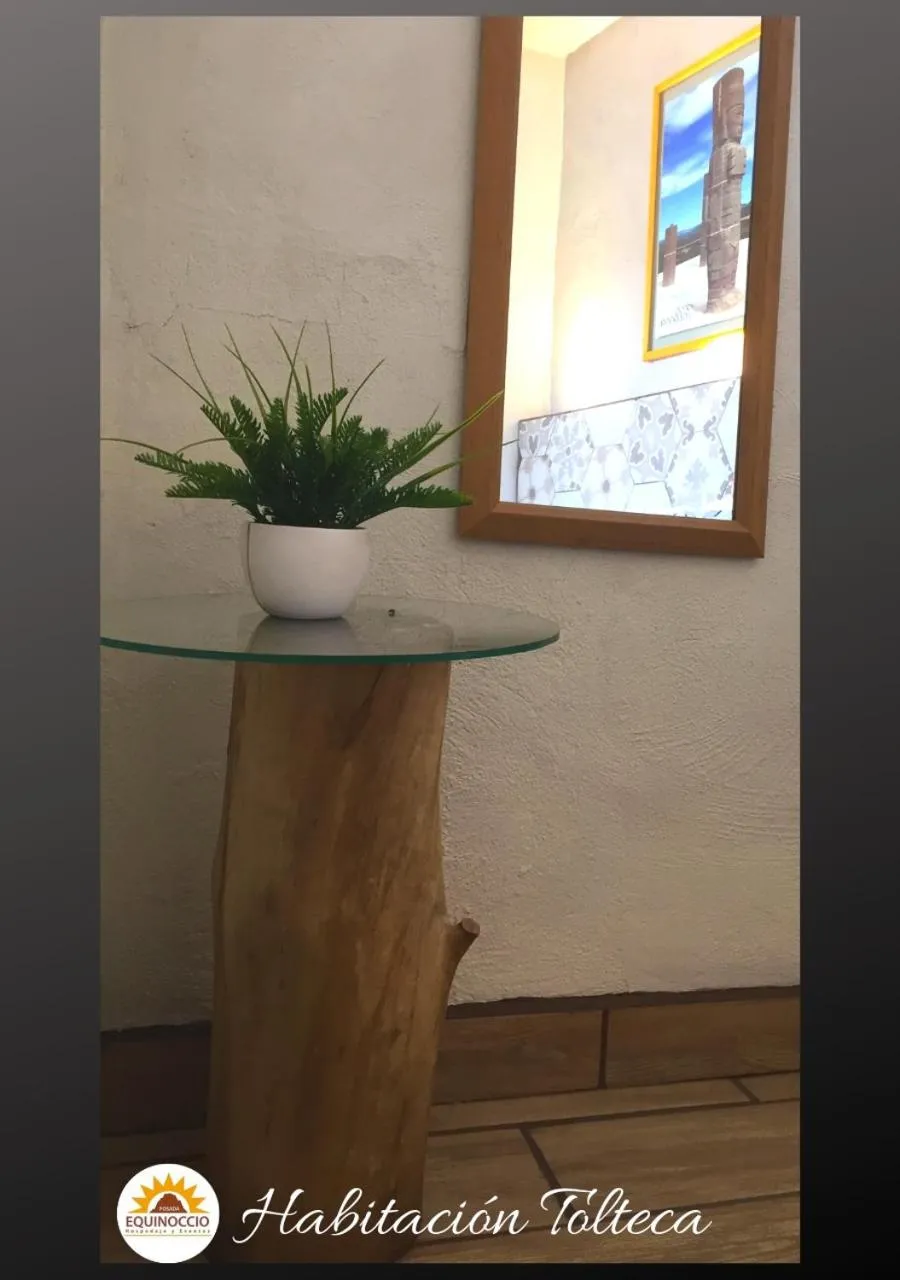 Decorative detail in Posada Equinoccio