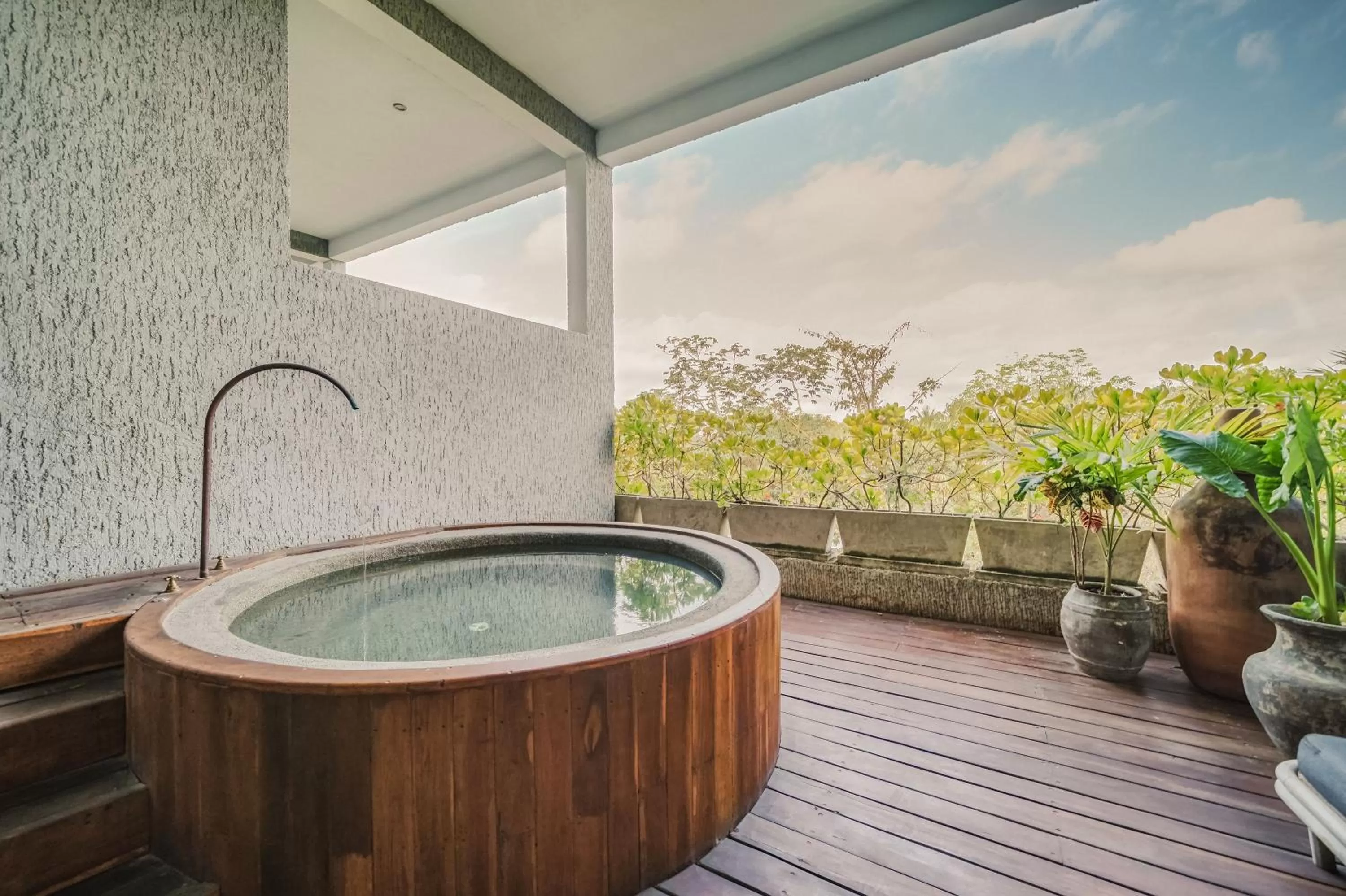 Hot Tub in Hotelito Azul