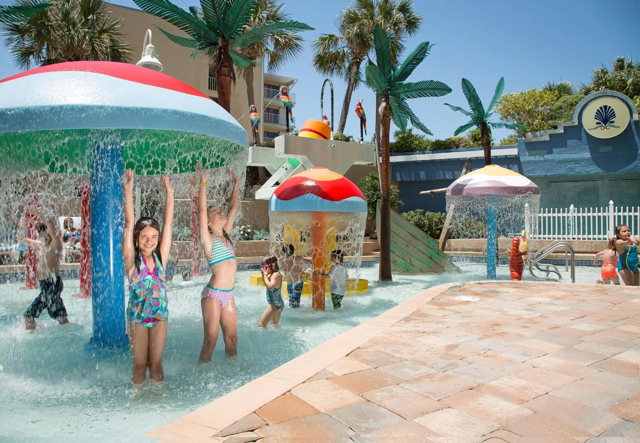 Aqua park in Coral Beach Resort