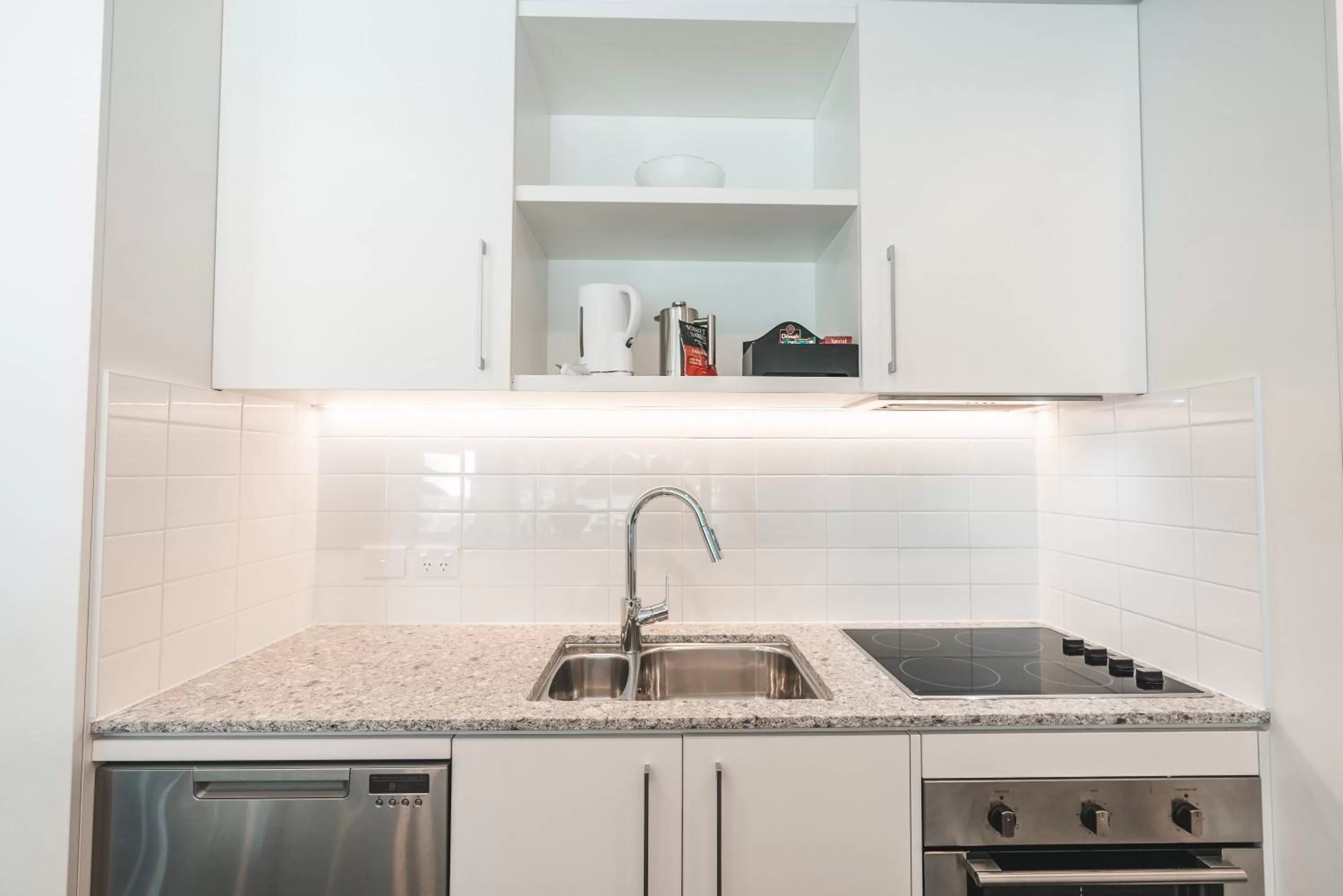 kitchen in Blue Peaks Apartments