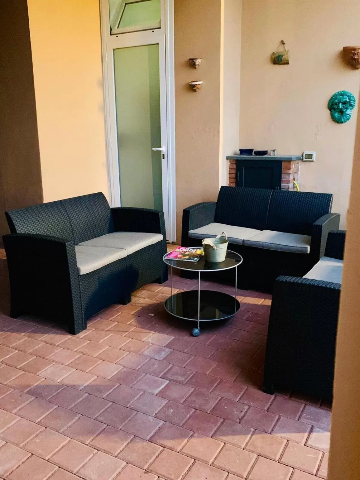 Patio in B&B Villa Etelka