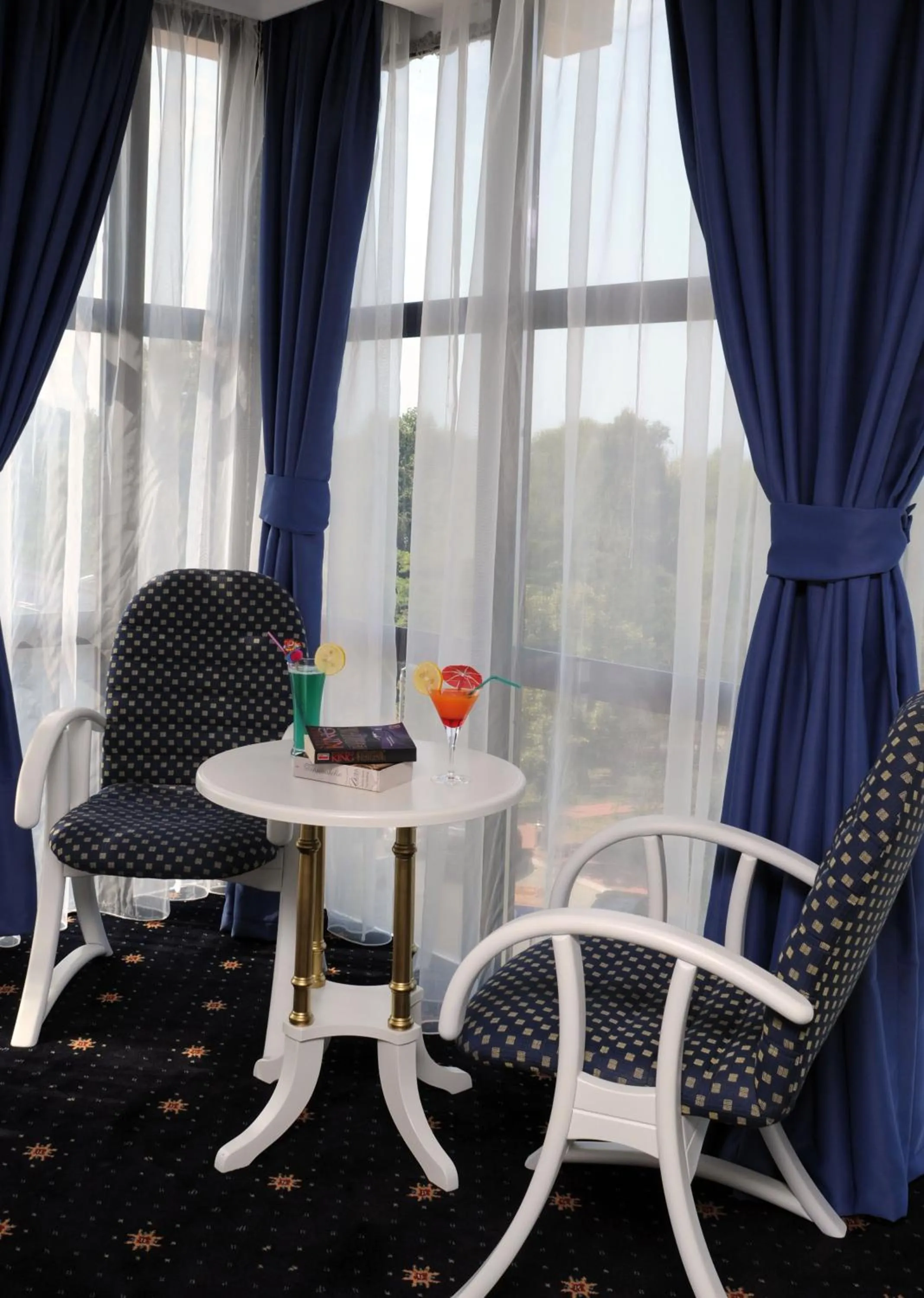 Seating area in Millenium Palace