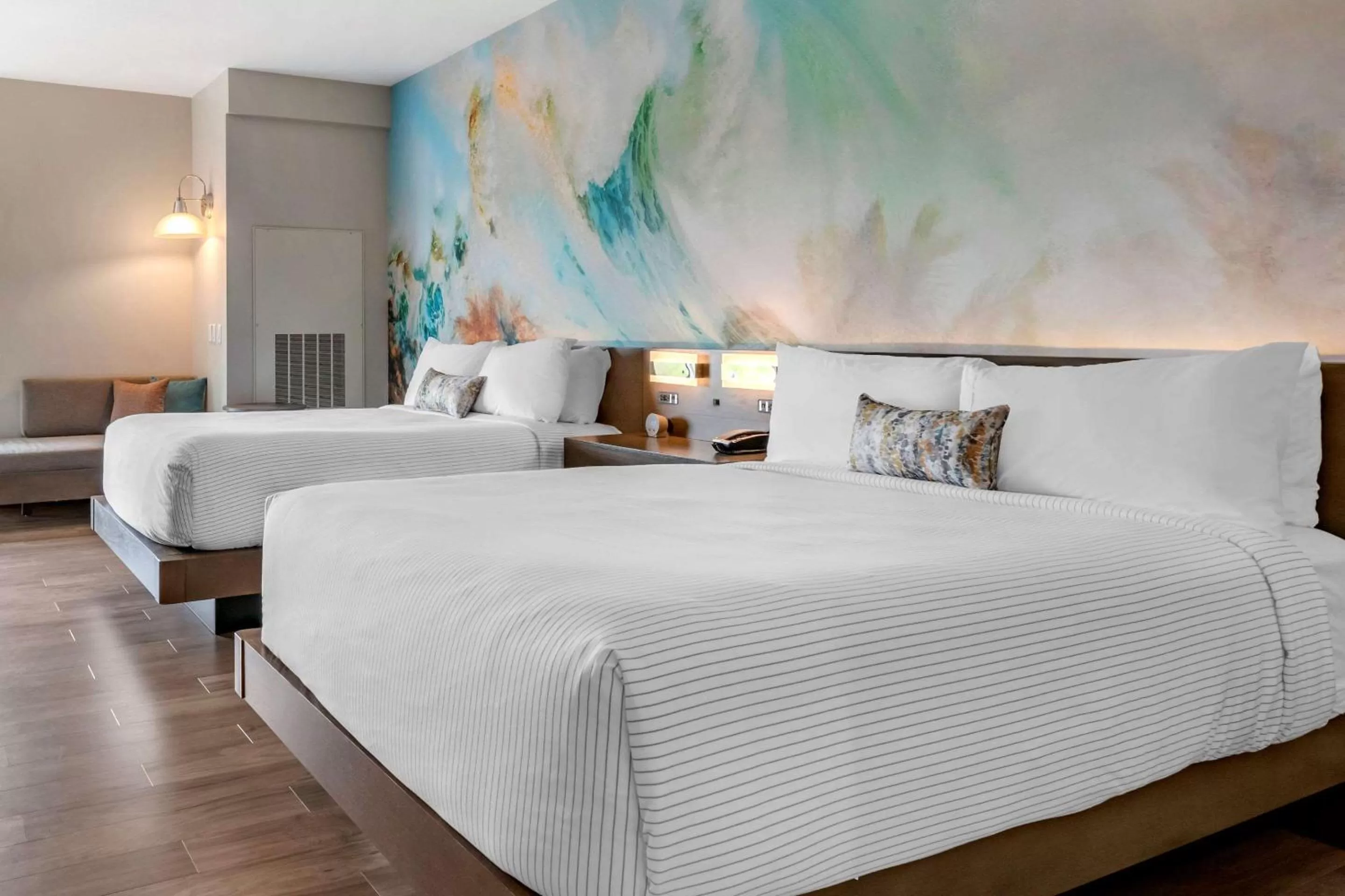 Queen Room with Two Queen Beds and Sofa Bed - Accessible/Non Smoking in Cambria Hotel Orlando Airport