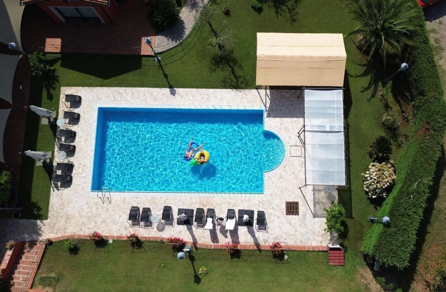Bird's eye view in Albergo la Luna