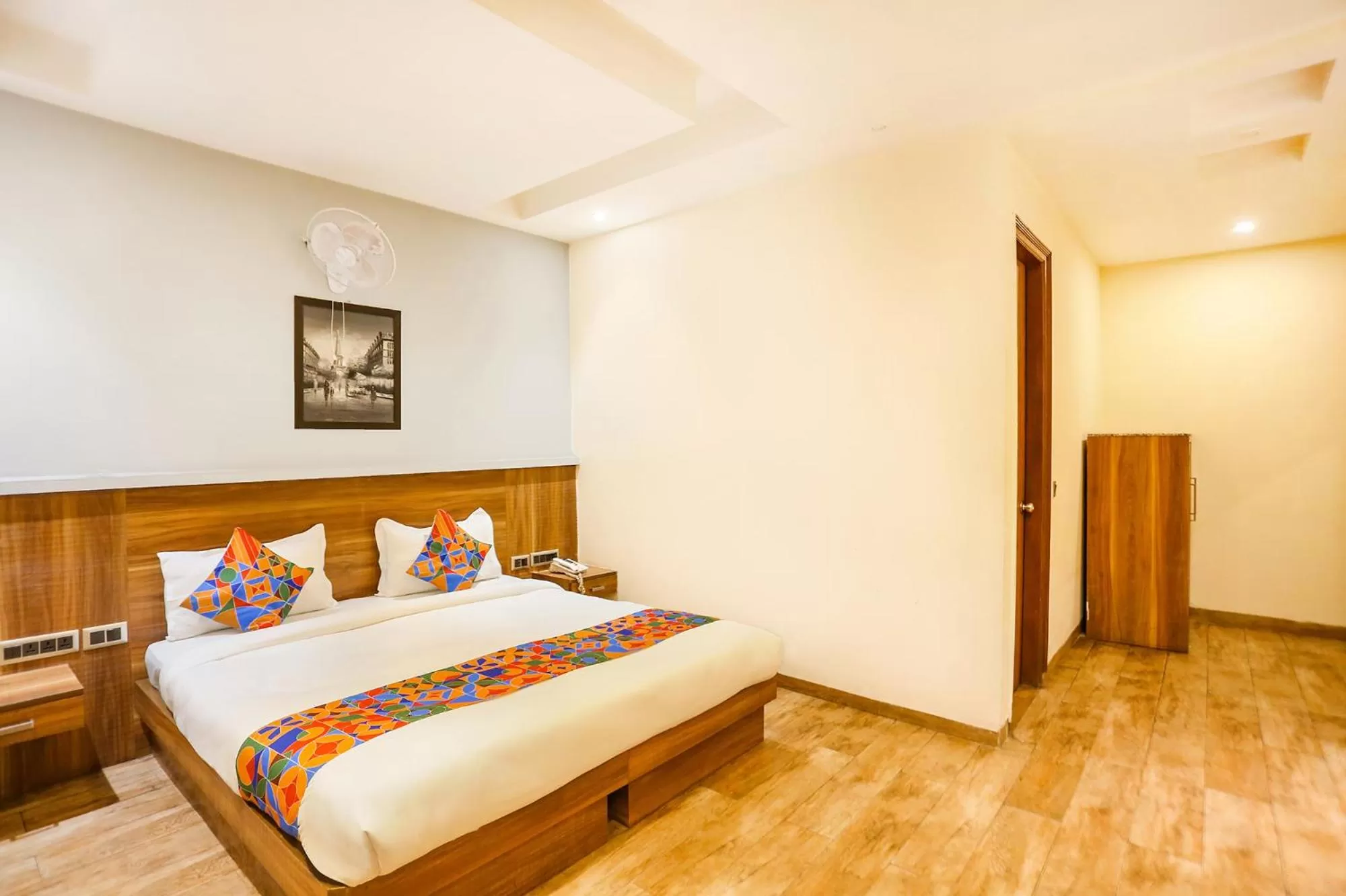 Bedroom, Bed in FabHotel Royal Touch Patel Nagar