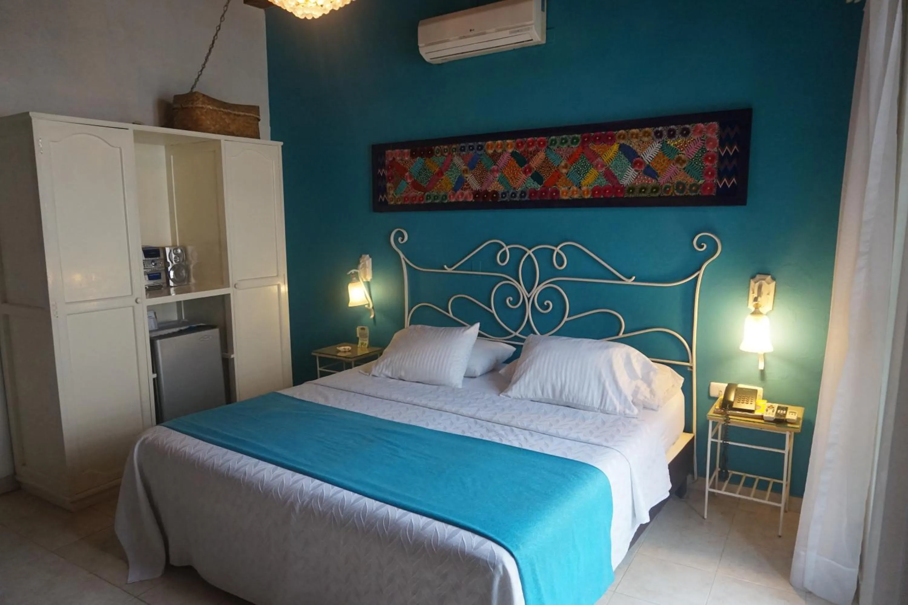 Bed in Casa India Catalina