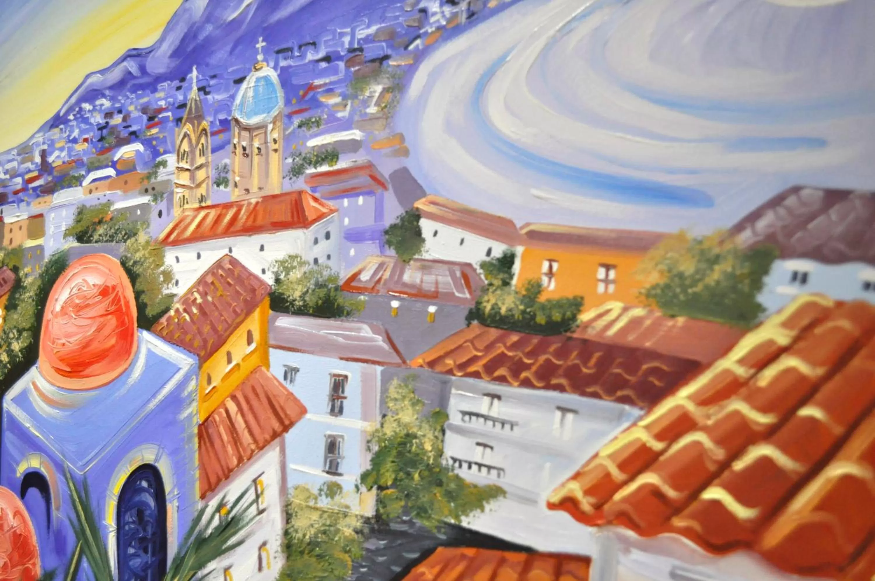 Decorative detail in Stupor Mundi Bed and Breakfast