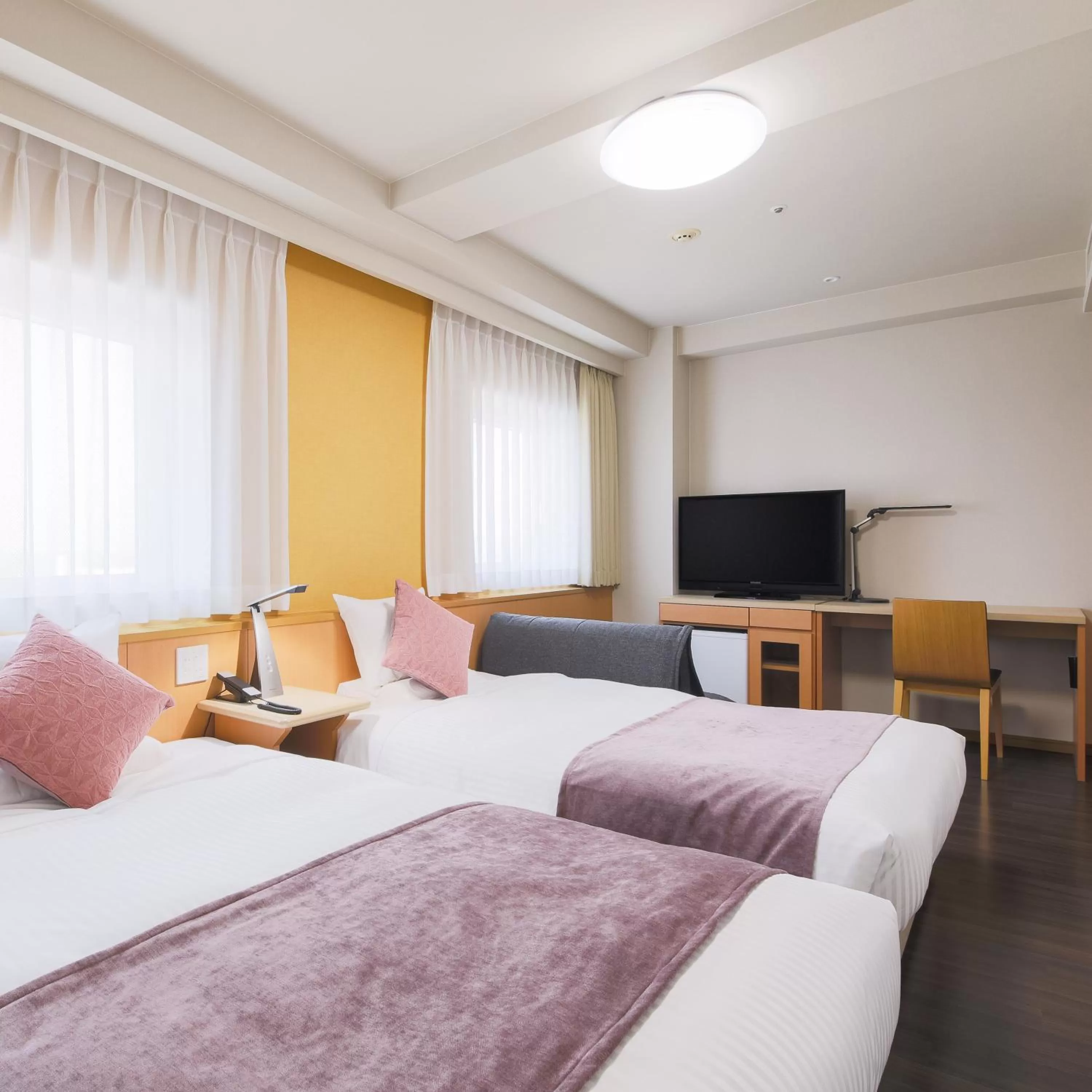 Photo of the whole room, Bed in ART HOTEL Aomori