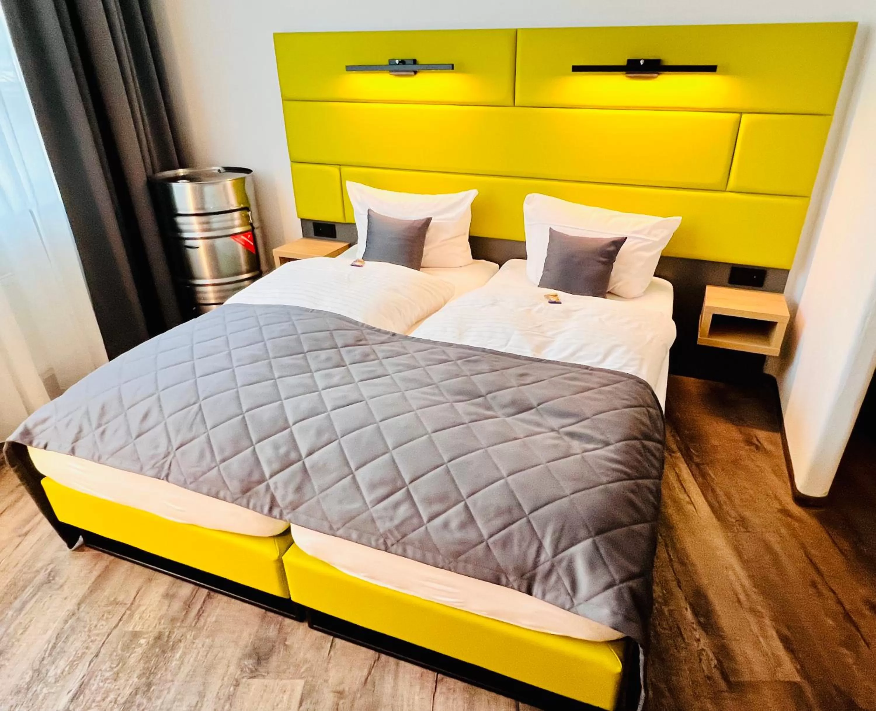 Bed in artHOTEL Magdeburg