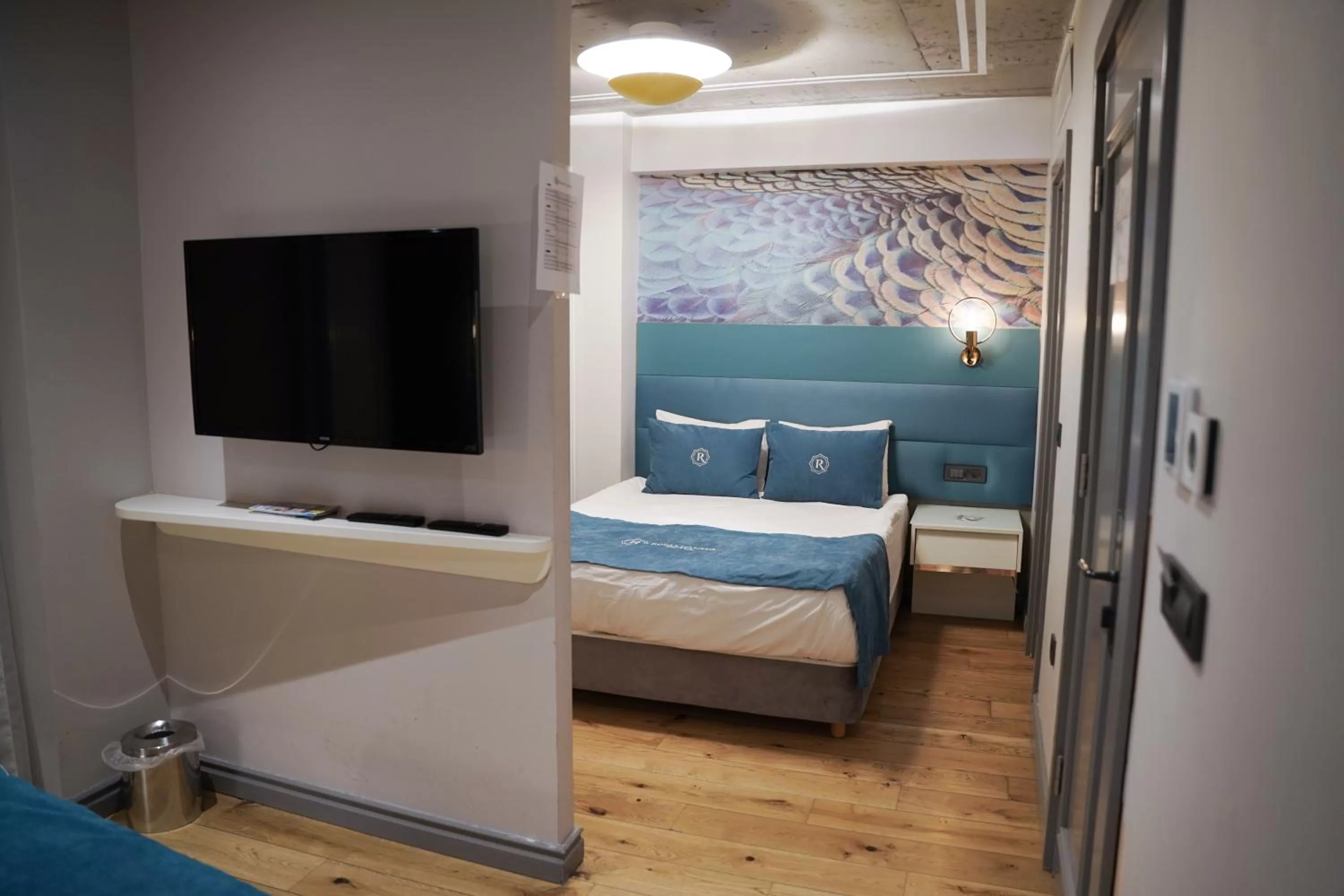 Bed in Royal Galata Hotel