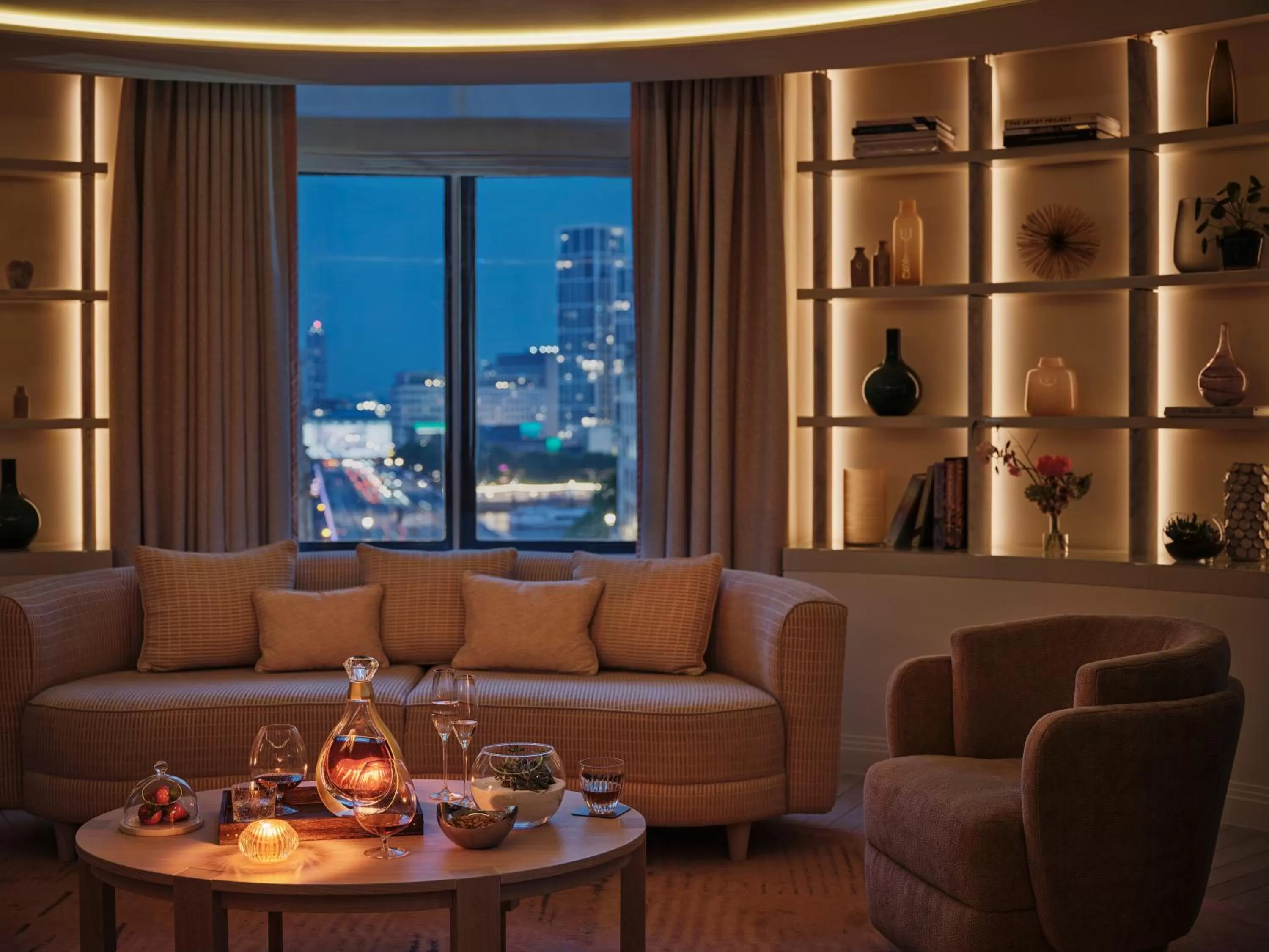 Seating area in One Aldwych