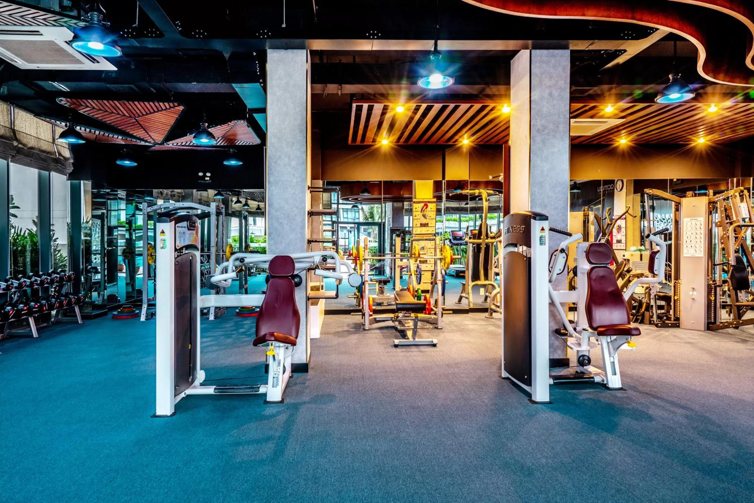 Fitness centre/facilities in Becamex Hotel New City