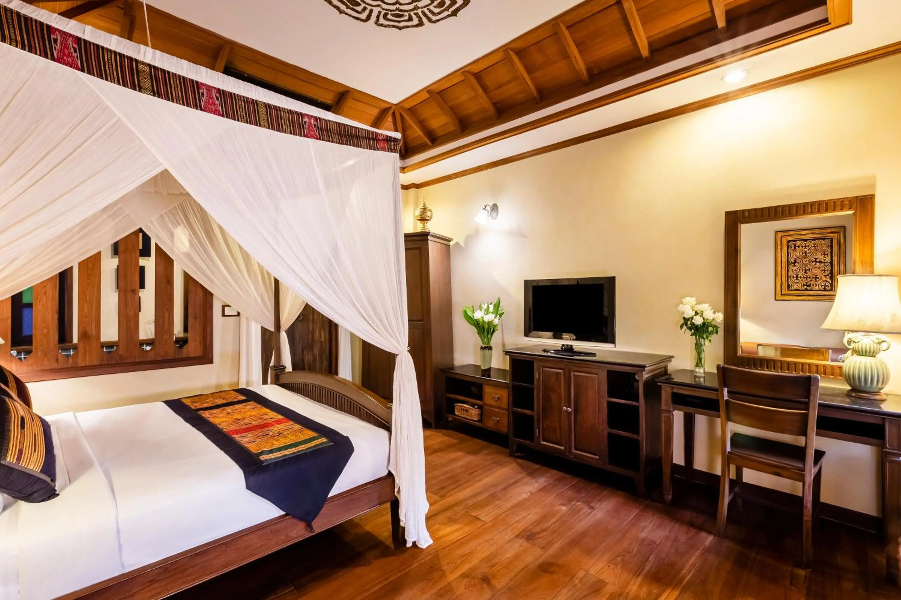 Living room, Bed in Amata Lanna Chiang Mai, One Member of the Secret Retreats