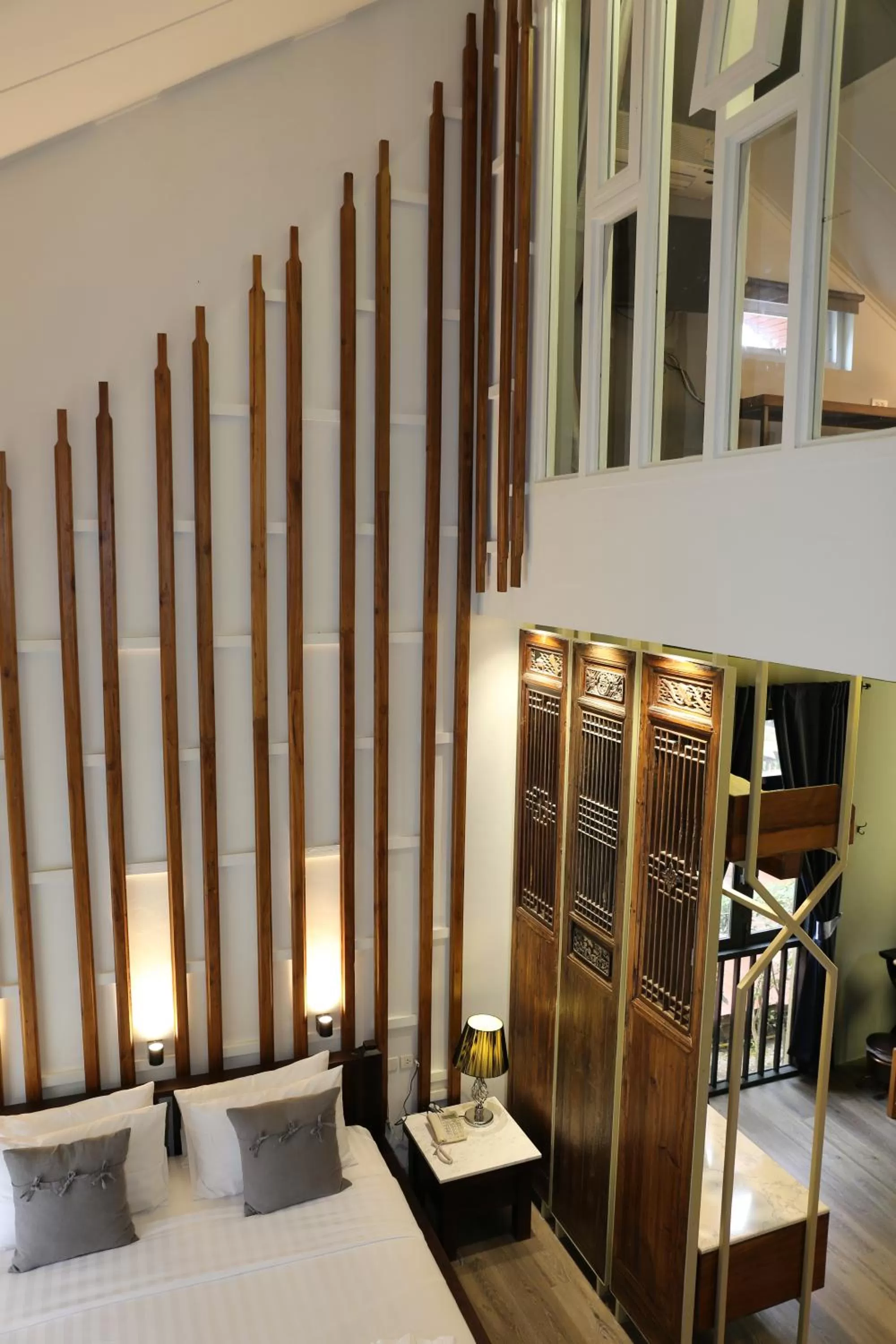 Decorative detail, Bed in Tharaburi Resort